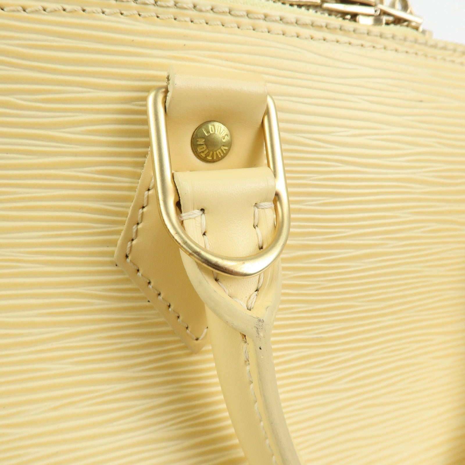 Louis Vuitton Alma Epi Leather Hand Bag Vanilla M5214A