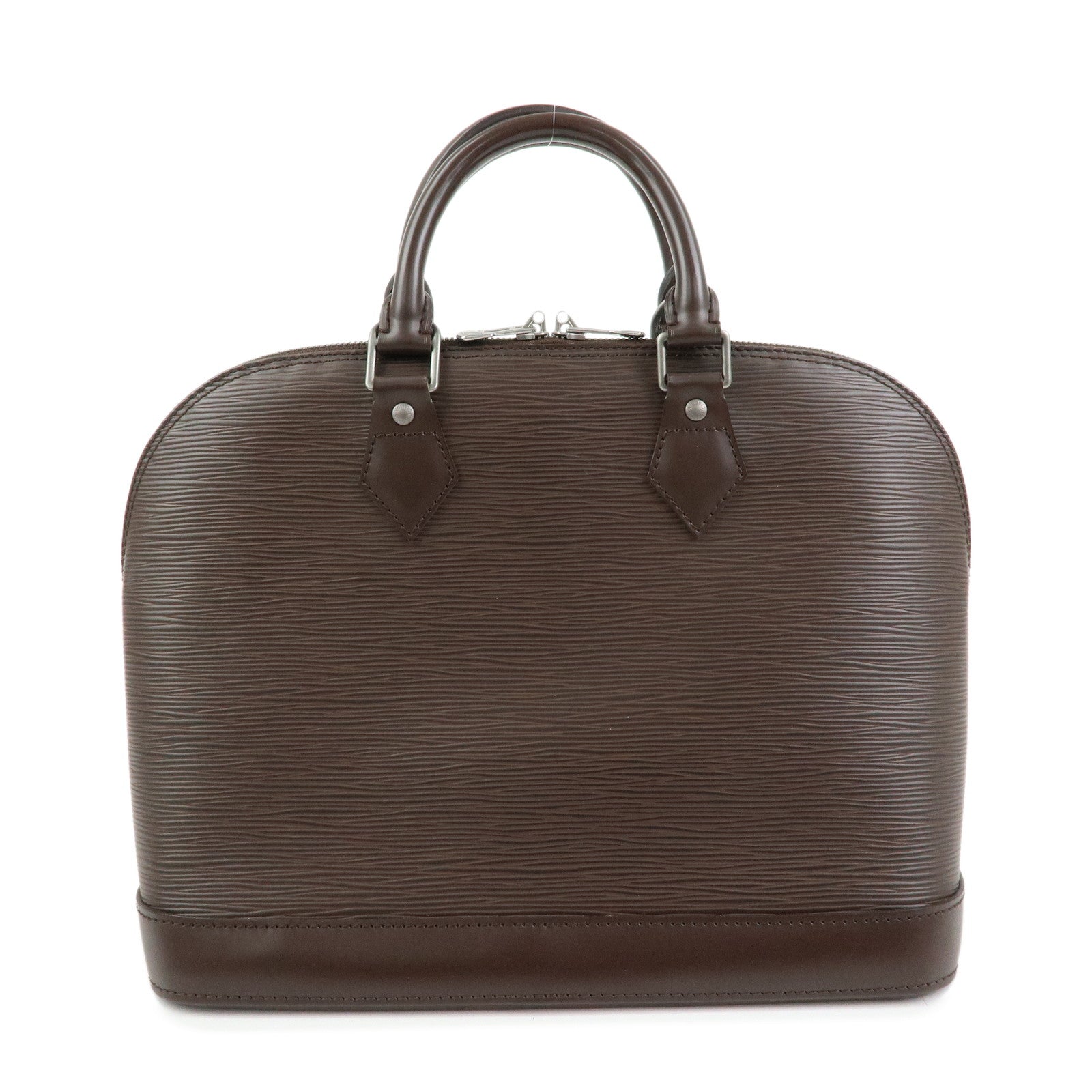 Louis Vuitton Epi Leather Alma Hand Bag Mocha Brown M5214D