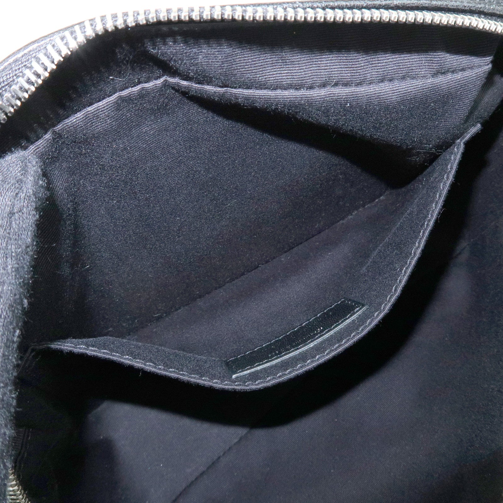 SAINT LAURENT PARIS Lou Cassandra Leather Shoulder Bag Tassel Black