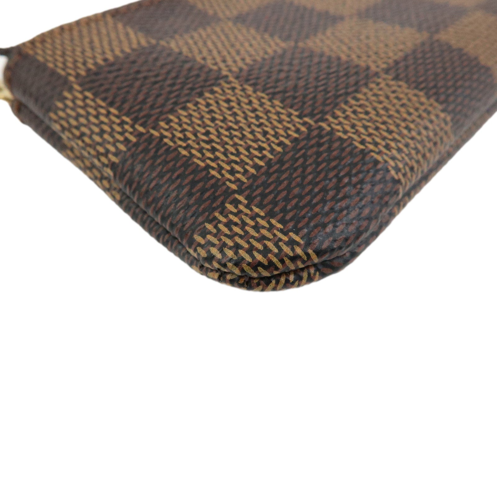 Louis Vuitton Damier Pochette Cles Coin Case Damier Ebene N62658