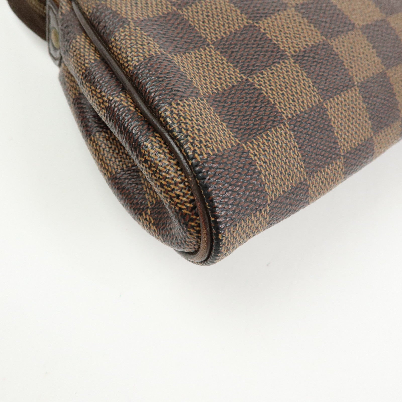Louis Vuitton Damier Ebene Eva 2Way Hand Bag Chain Shoulder Bag N55213