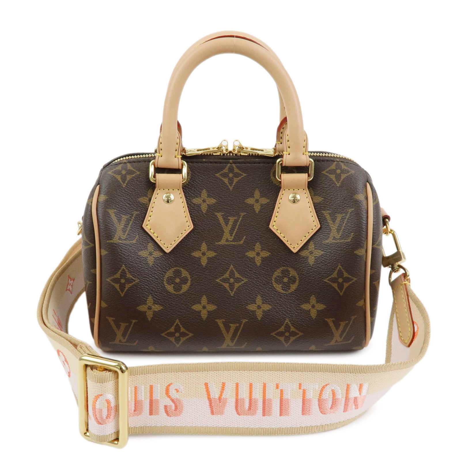 Louis Vuitton Monogram Speedy Bandouliere 20 Canvas Boston Bag M46222