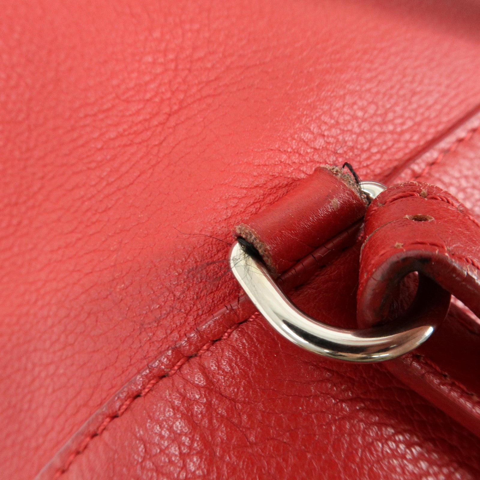 Louis Vuitton Lockme Taurillon Leather Backpack Rucksack Ruby M41818