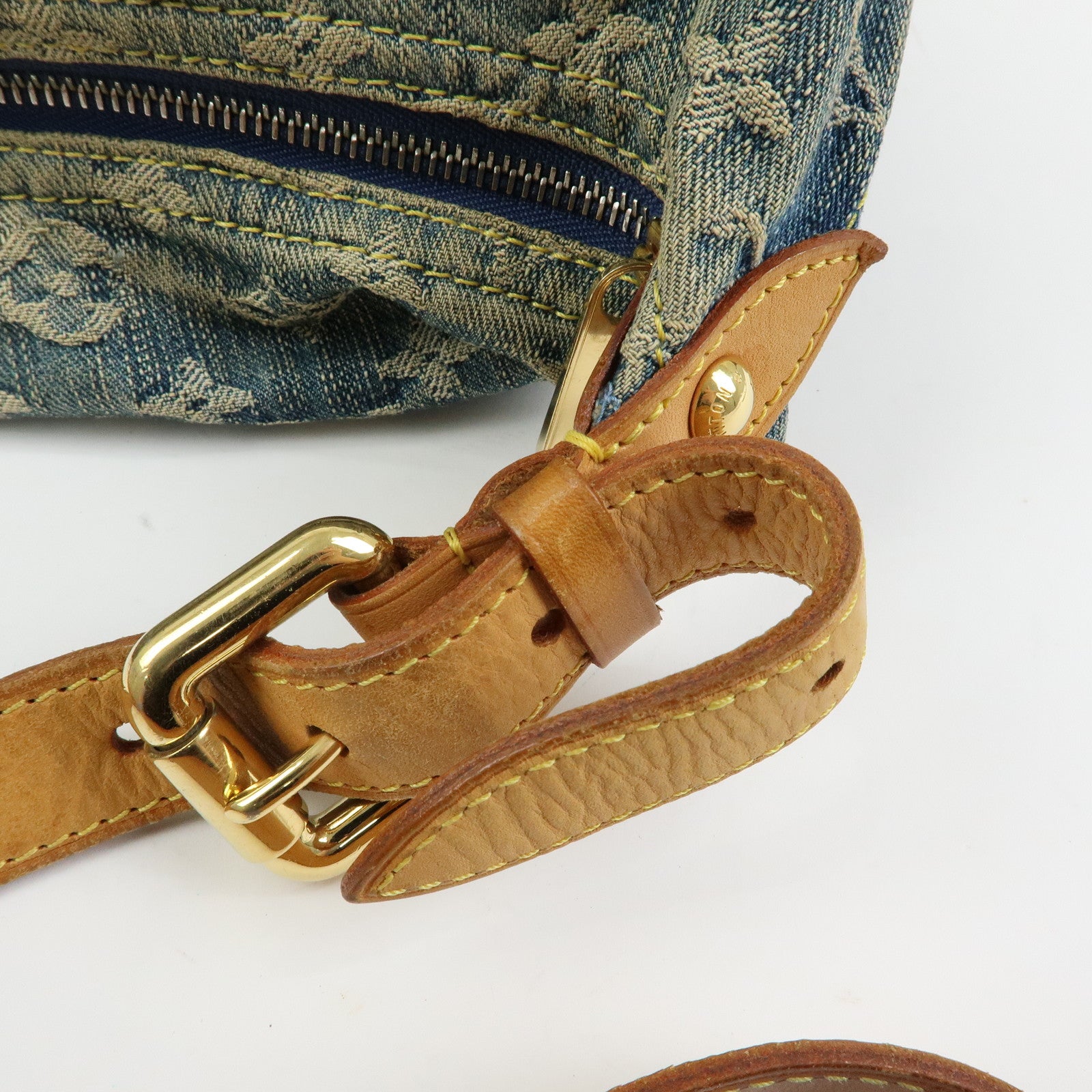 Louis Vuitton Monogram Denim Baggy PM 2Way Bag Shoulder Bag M95049 Lot