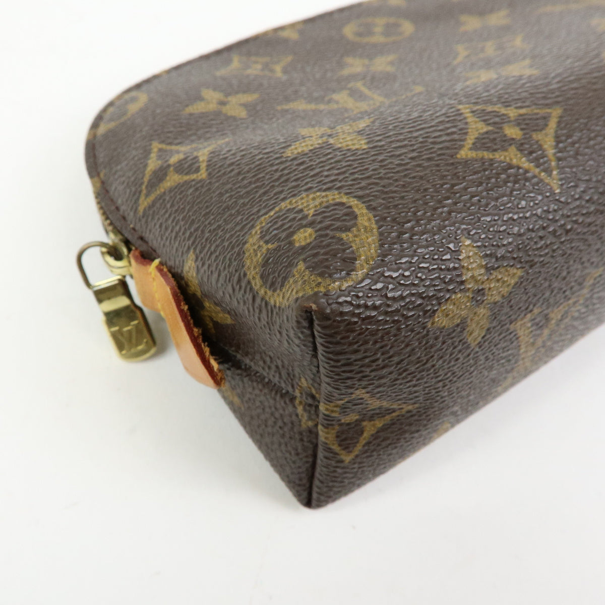 Louis Vuitton Monogram Pochette Cosmetic PM Pouch Brown M47515