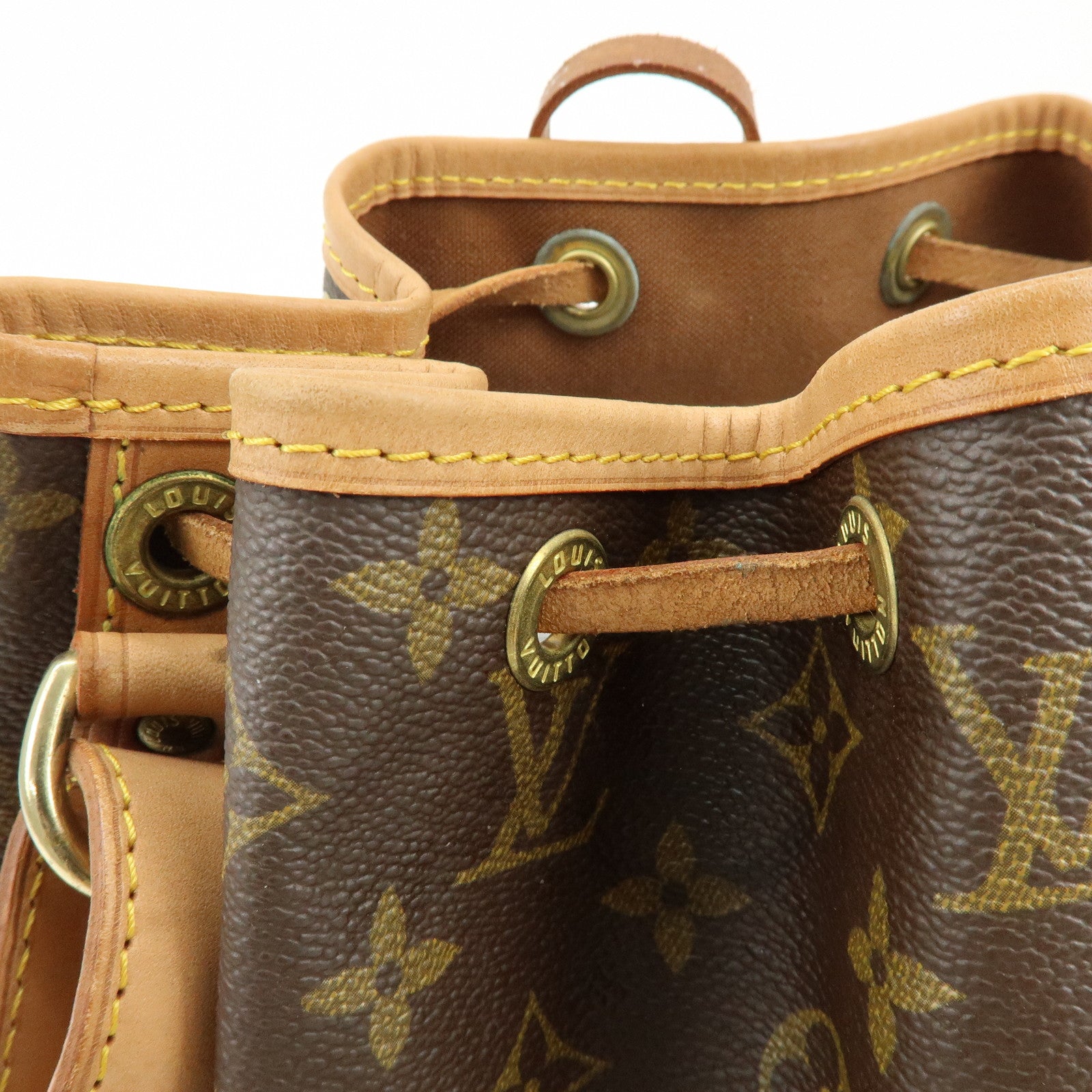 Louis Vuitton Monogram Petit Noe Shoulder Bag Brown M42226