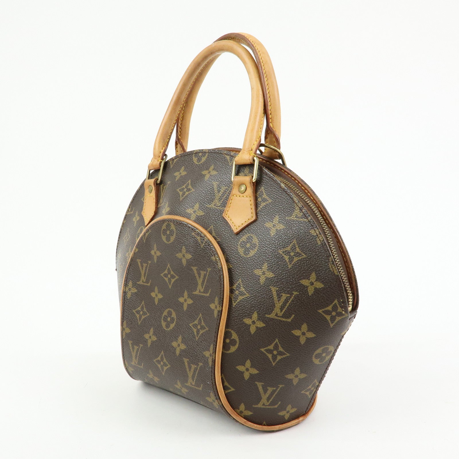 Louis Vuitton Monogram Canvas Ellipse PM Hand Bag Brown M51127