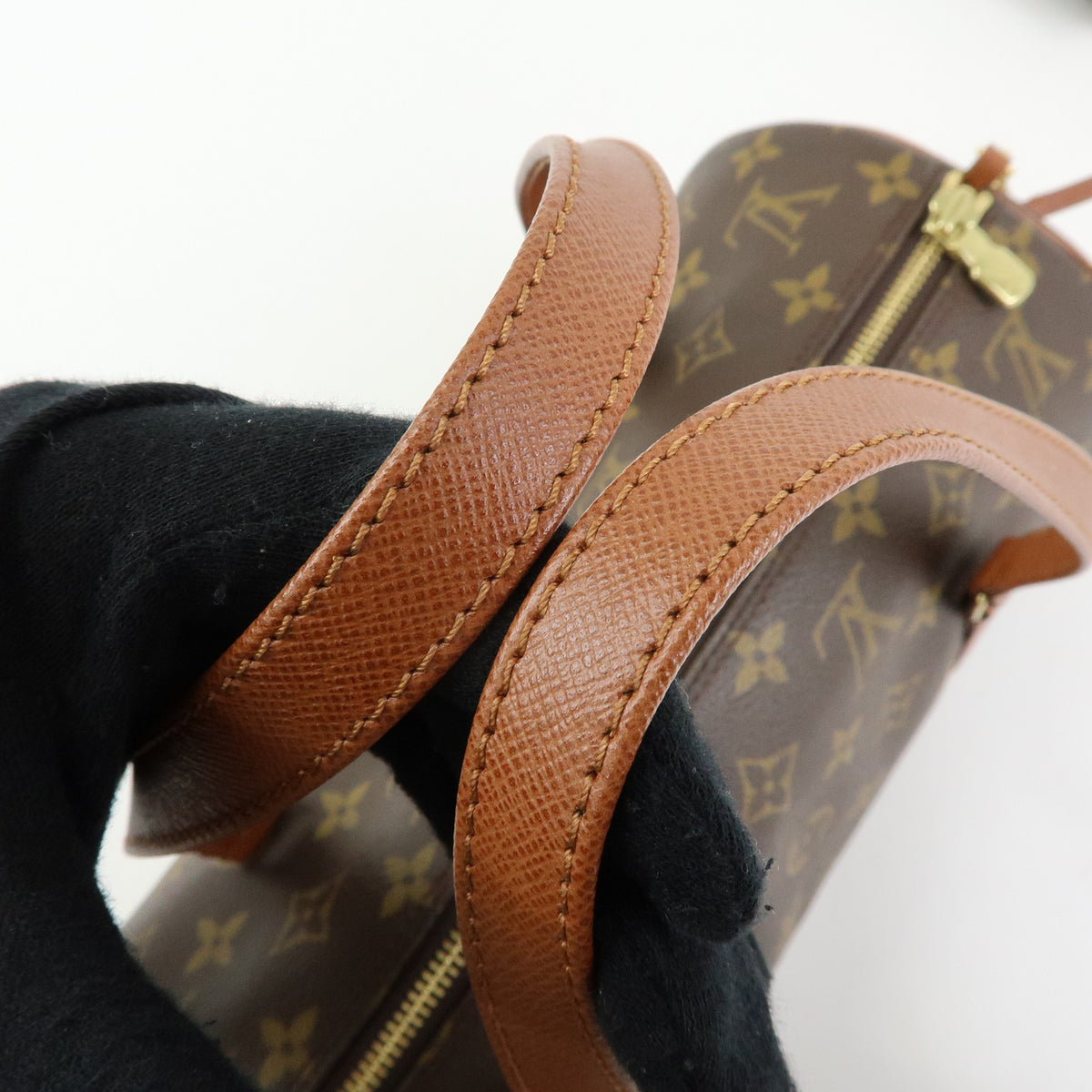 Louis Vuitton Monogram Papillon 30 Hand Bag Brown M51365