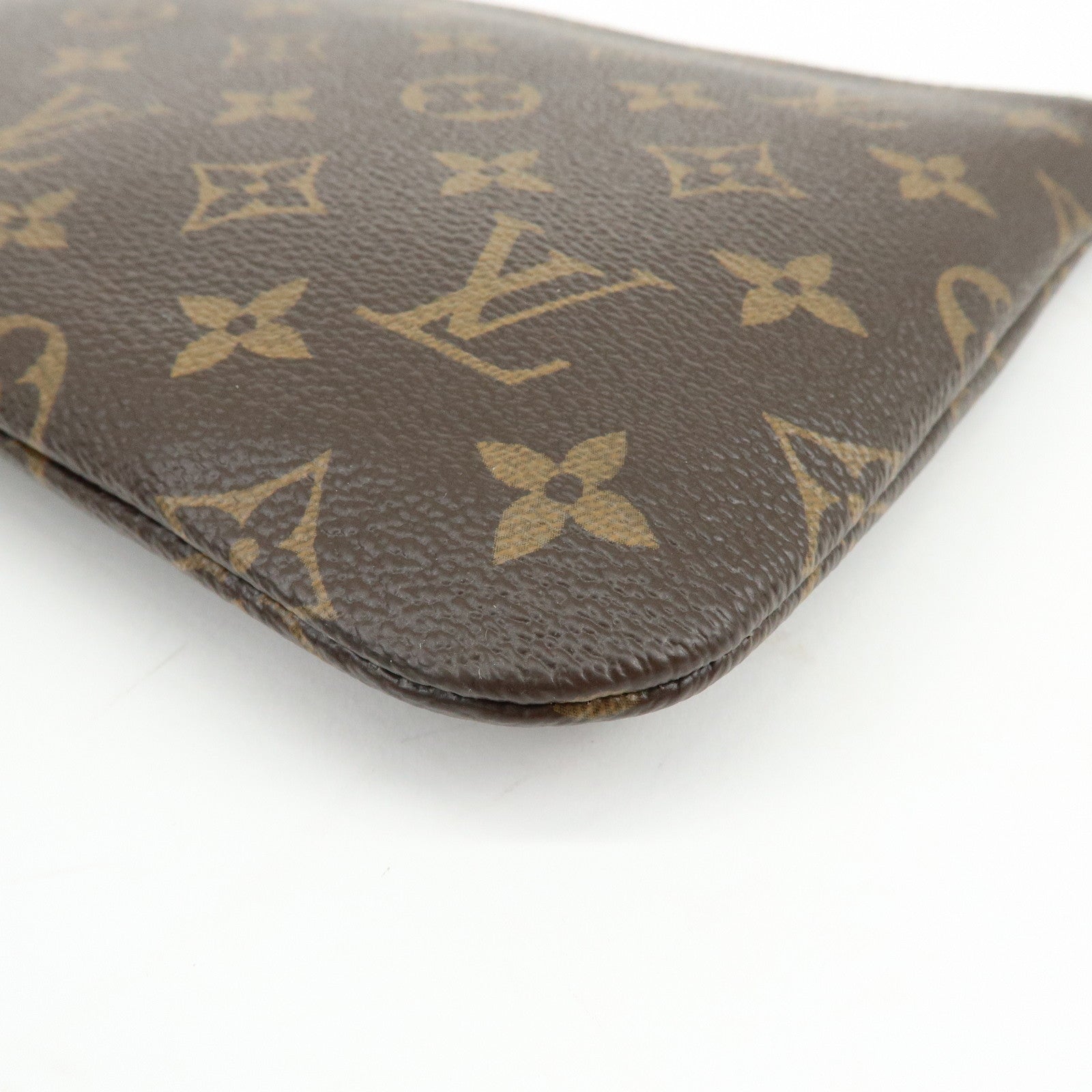 Louis Vuitton Etui Voyage PM Clutch Bag Pouch Brown M44500