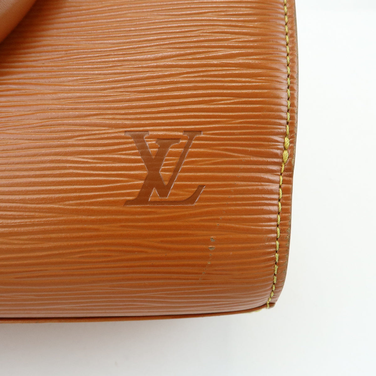 Louis Vuitton Epi Pont Neuf Leather Hand Bag Zipang Gold M52058