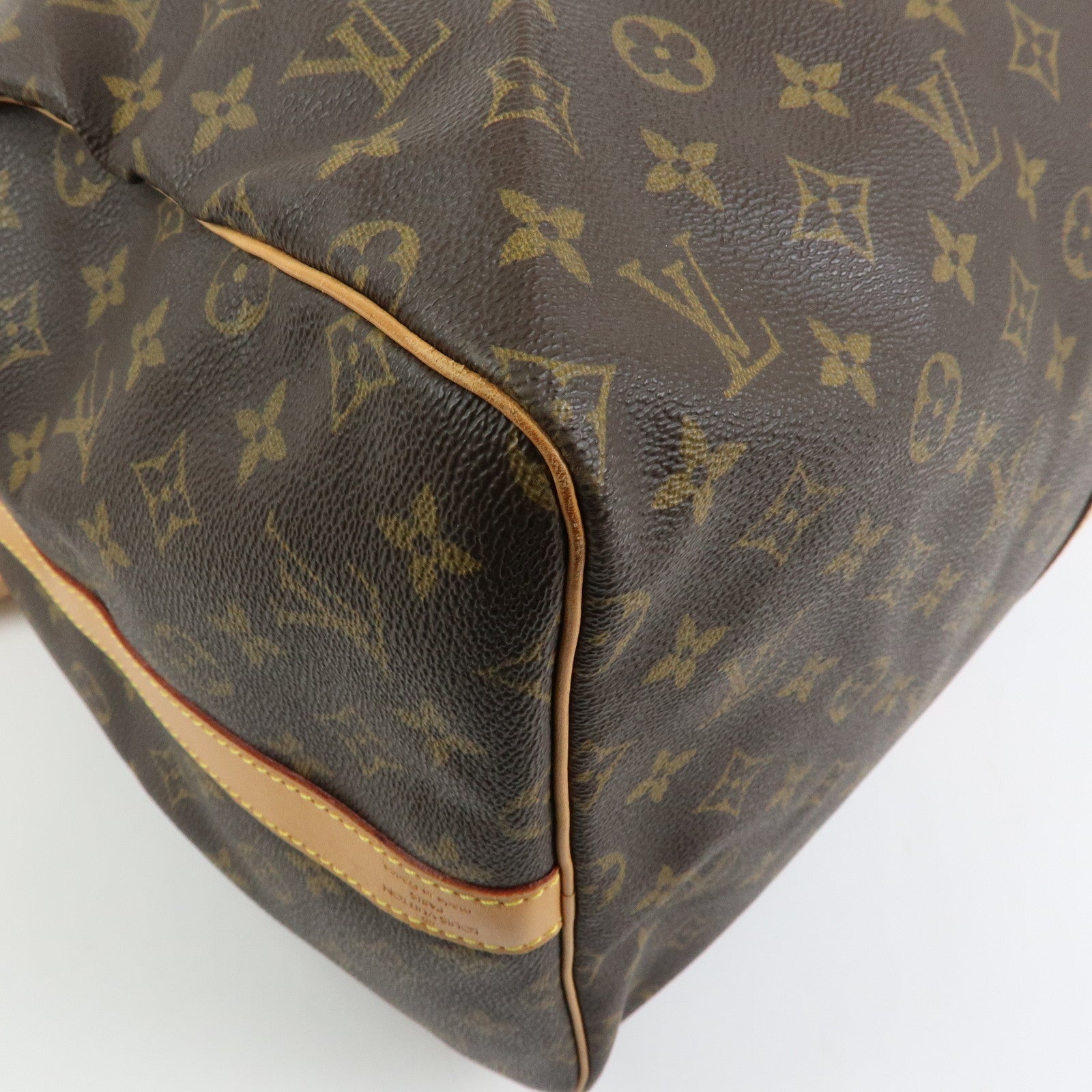 Louis Vuitton Monogram Keep All Bandouliere 55 Boston Bag M41414