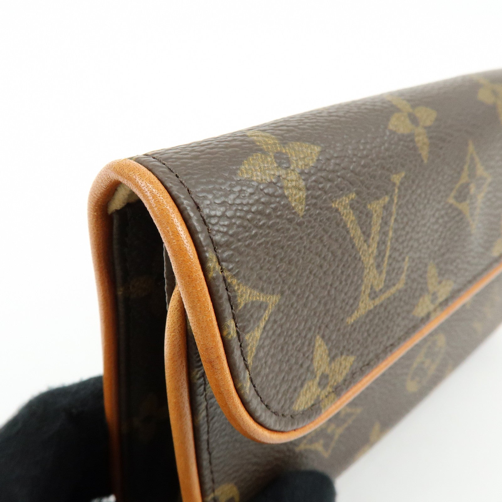 Louis Vuitton Monogram Pochette Florentine Waist Bag Belt XS M51855