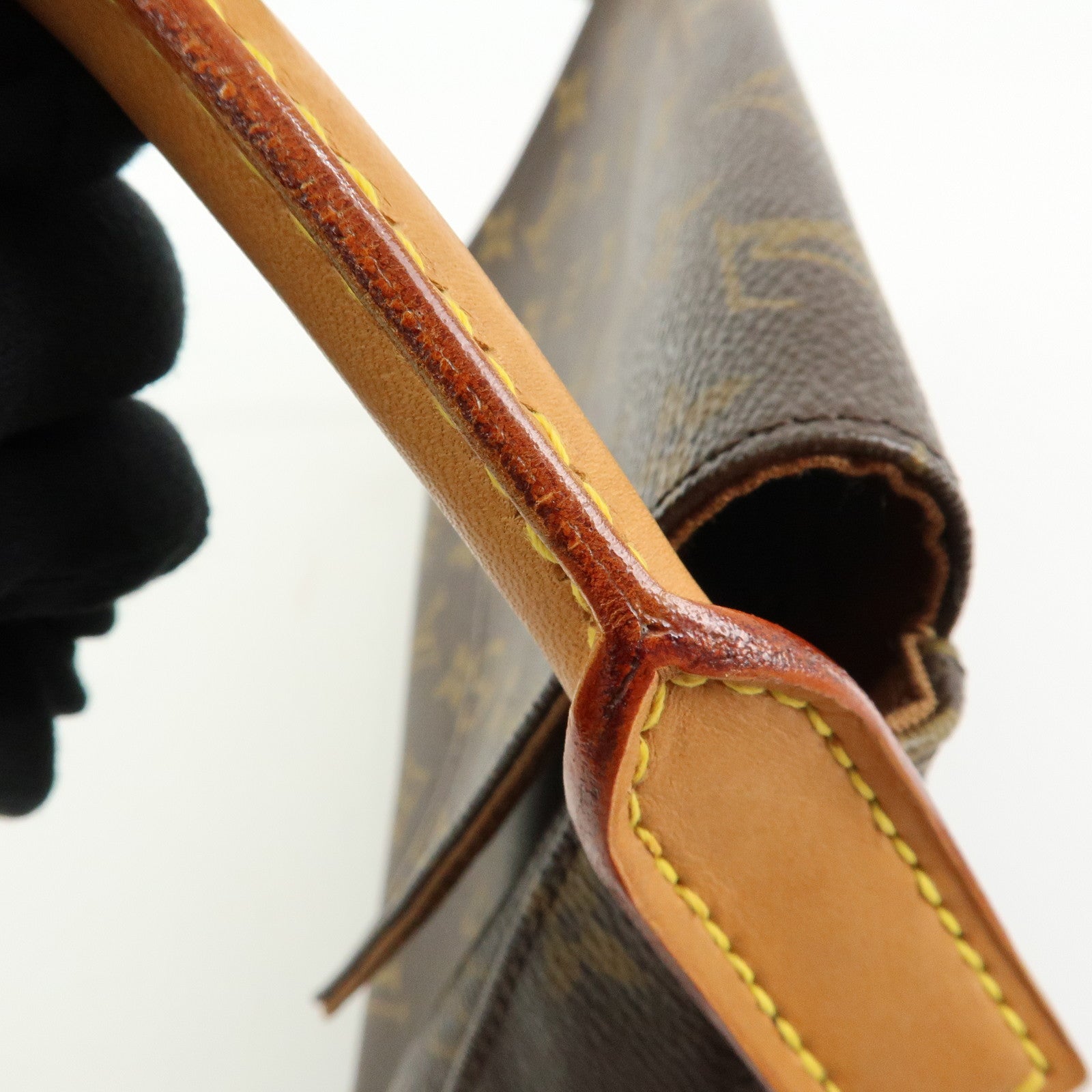 Louis Vuitton Monogram Mini Looping Shoulder Bag Brown M51147