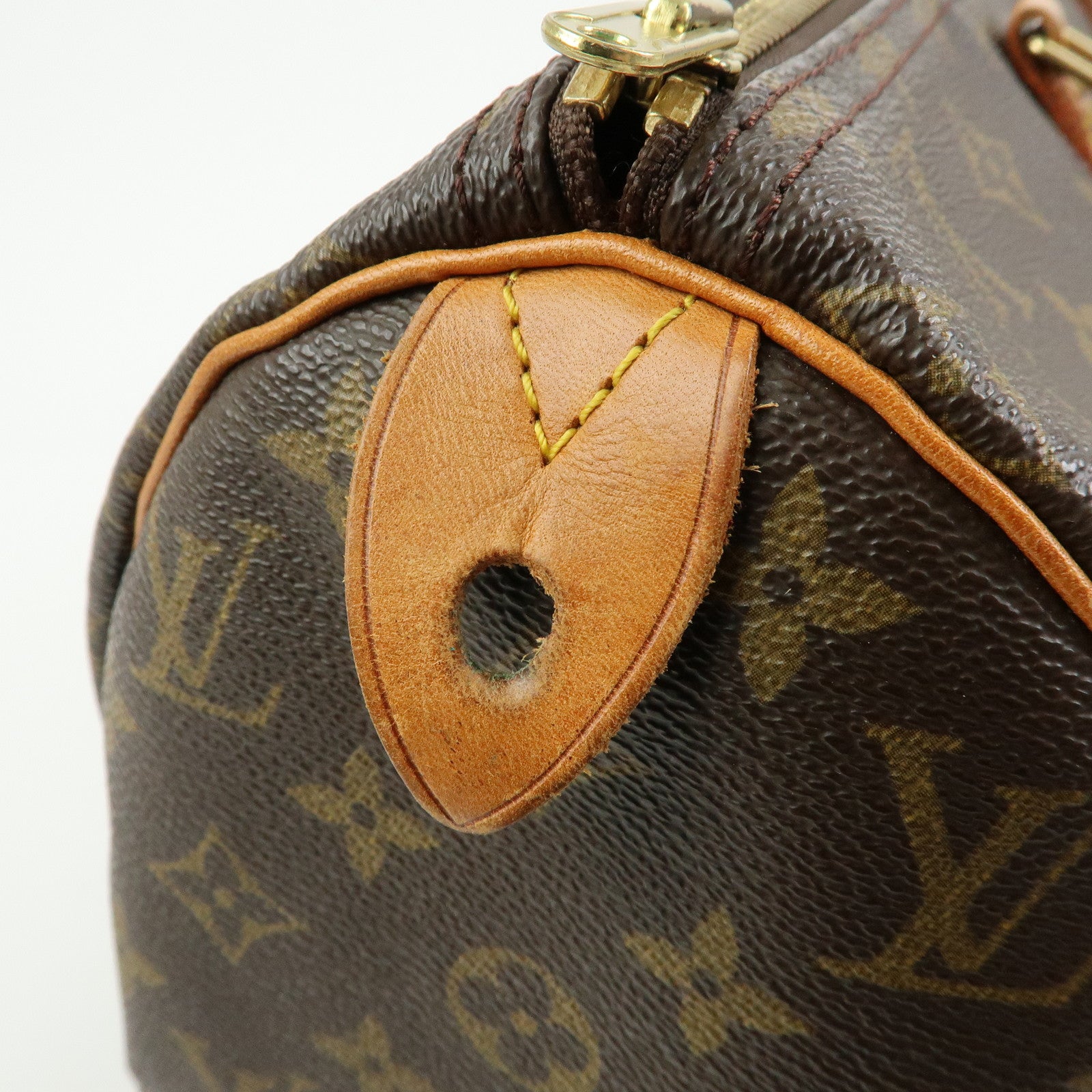 Louis Vuitton Monogram Speedy 40 Hand Bag Boston Bag Brown M41522