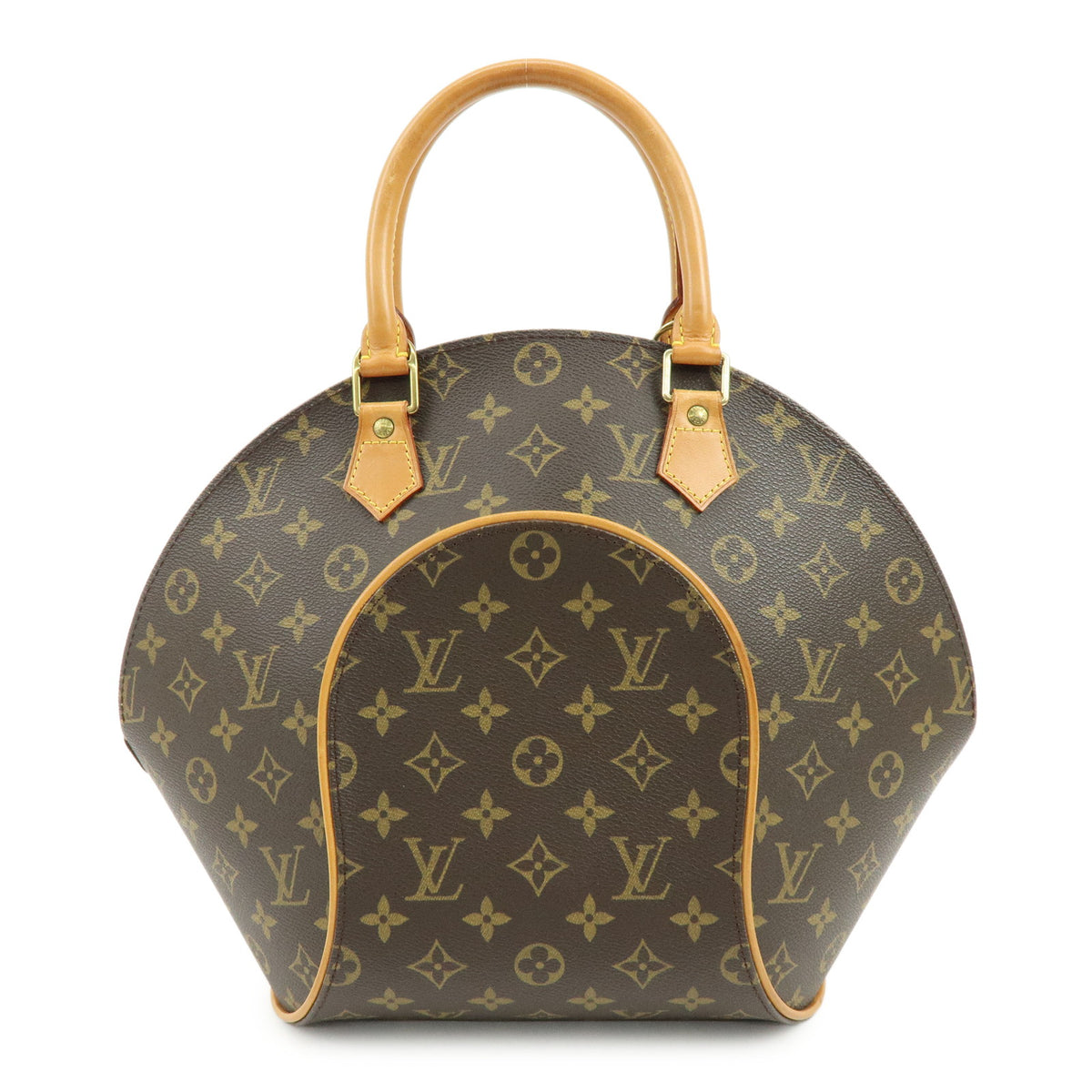 Louis Vuitton Monogram Ellipse MM Hand Bag Brown M51126