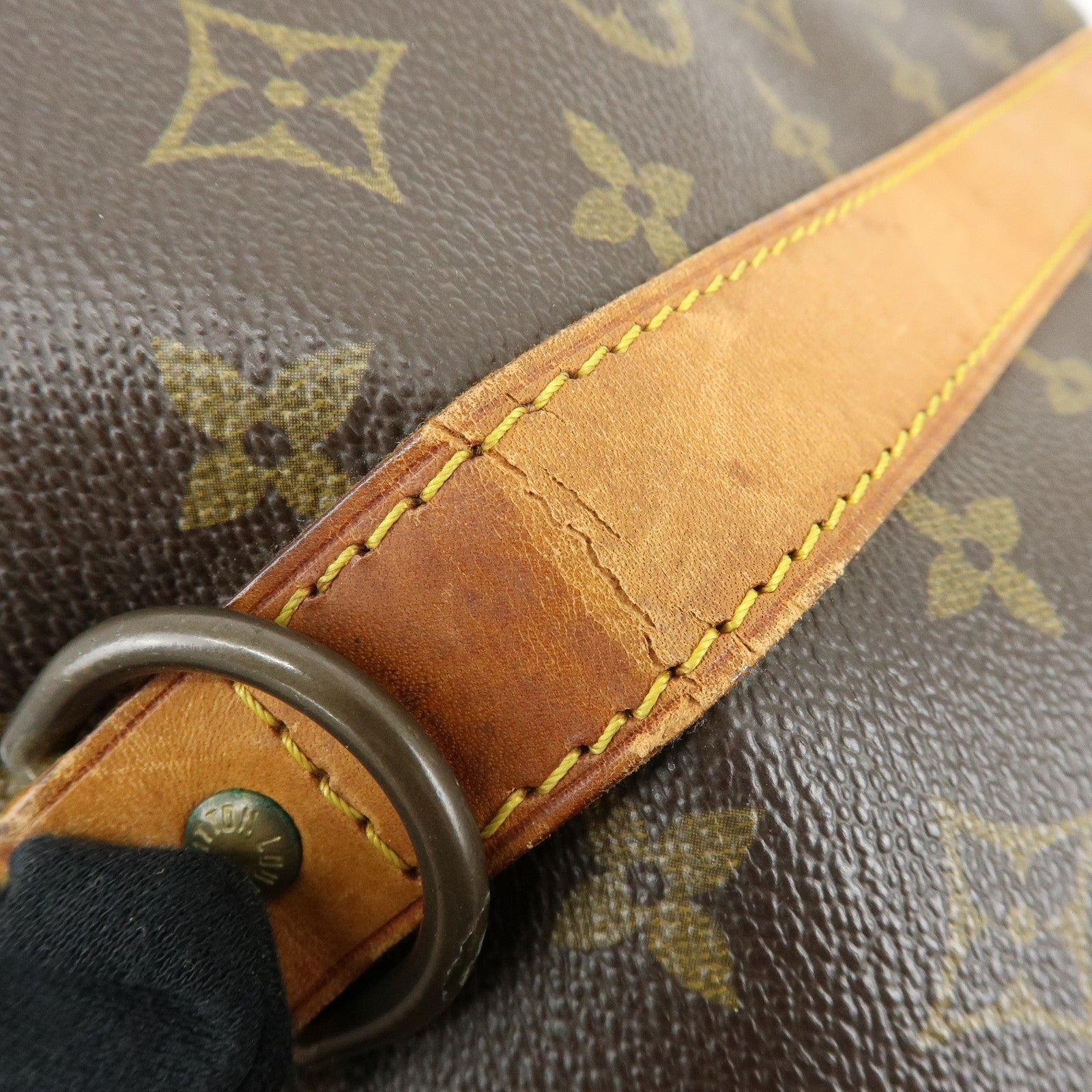 Louis Vuitton Monogram Keep All Bandouliere 50 Boston Bag Brown M41416