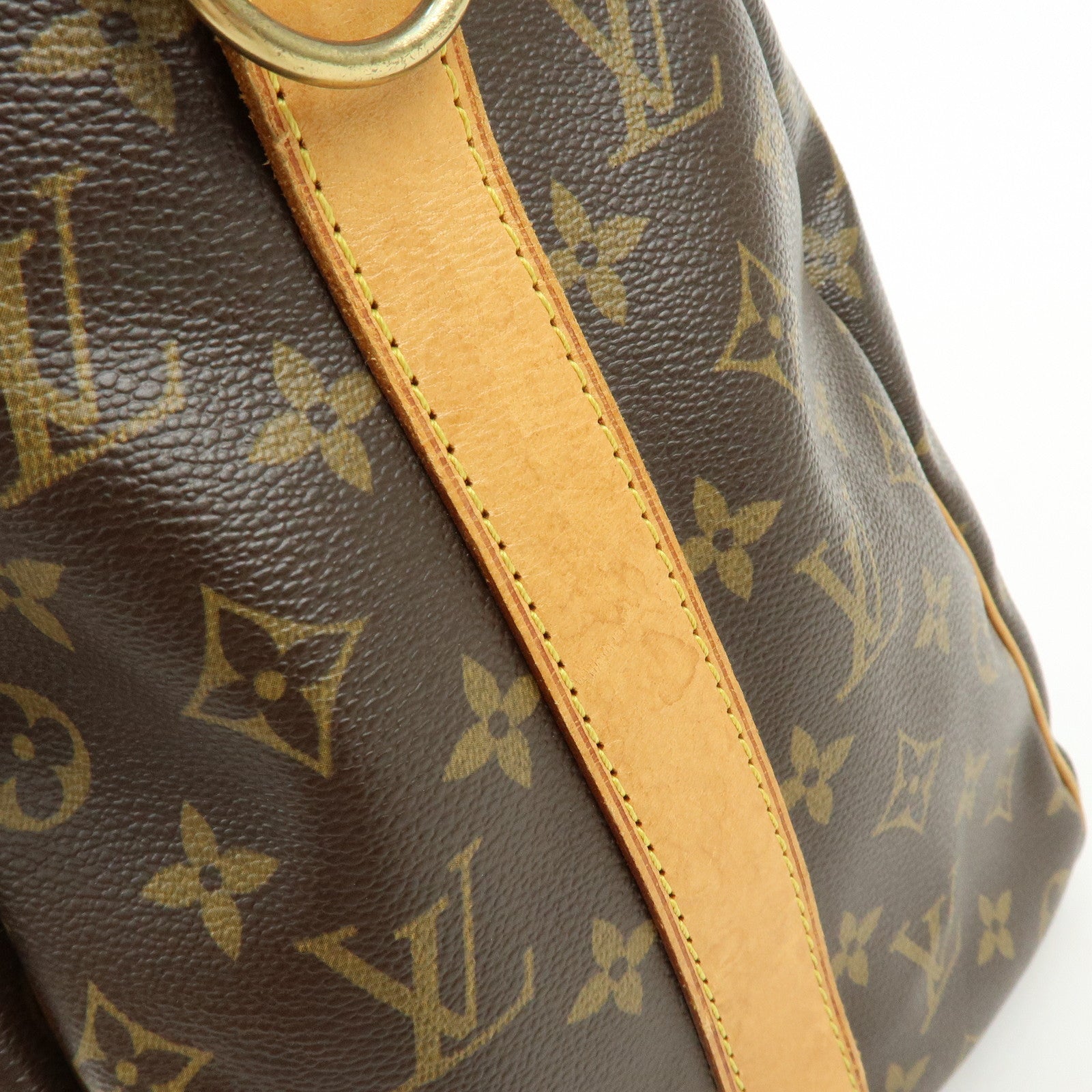 Louis Vuitton Monogram Keep All Bandouliere 45 Boston Bag Brown M41418