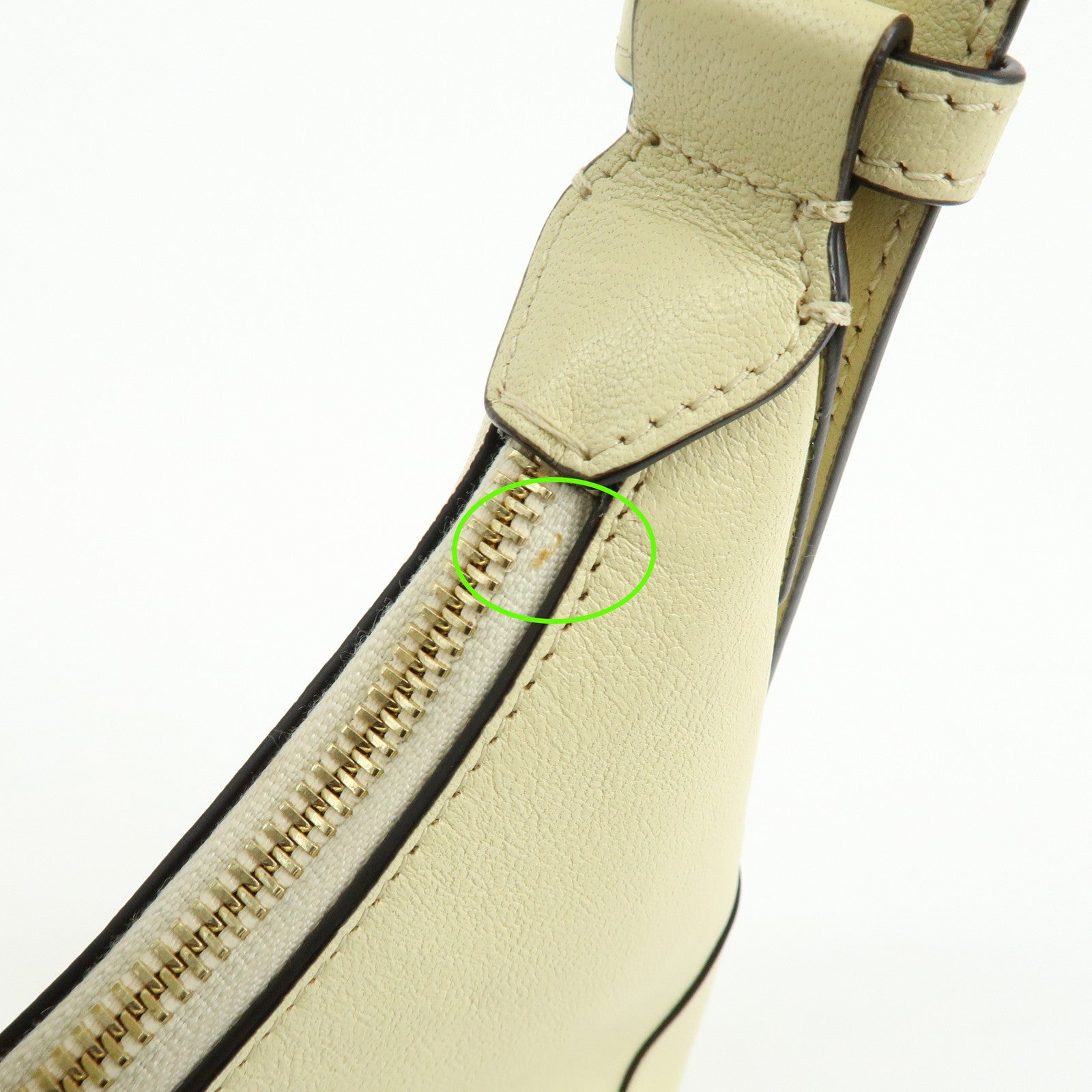 JIMMY CHOO Flap Leather Hand Bag Shoulder Bag Yellow Beige