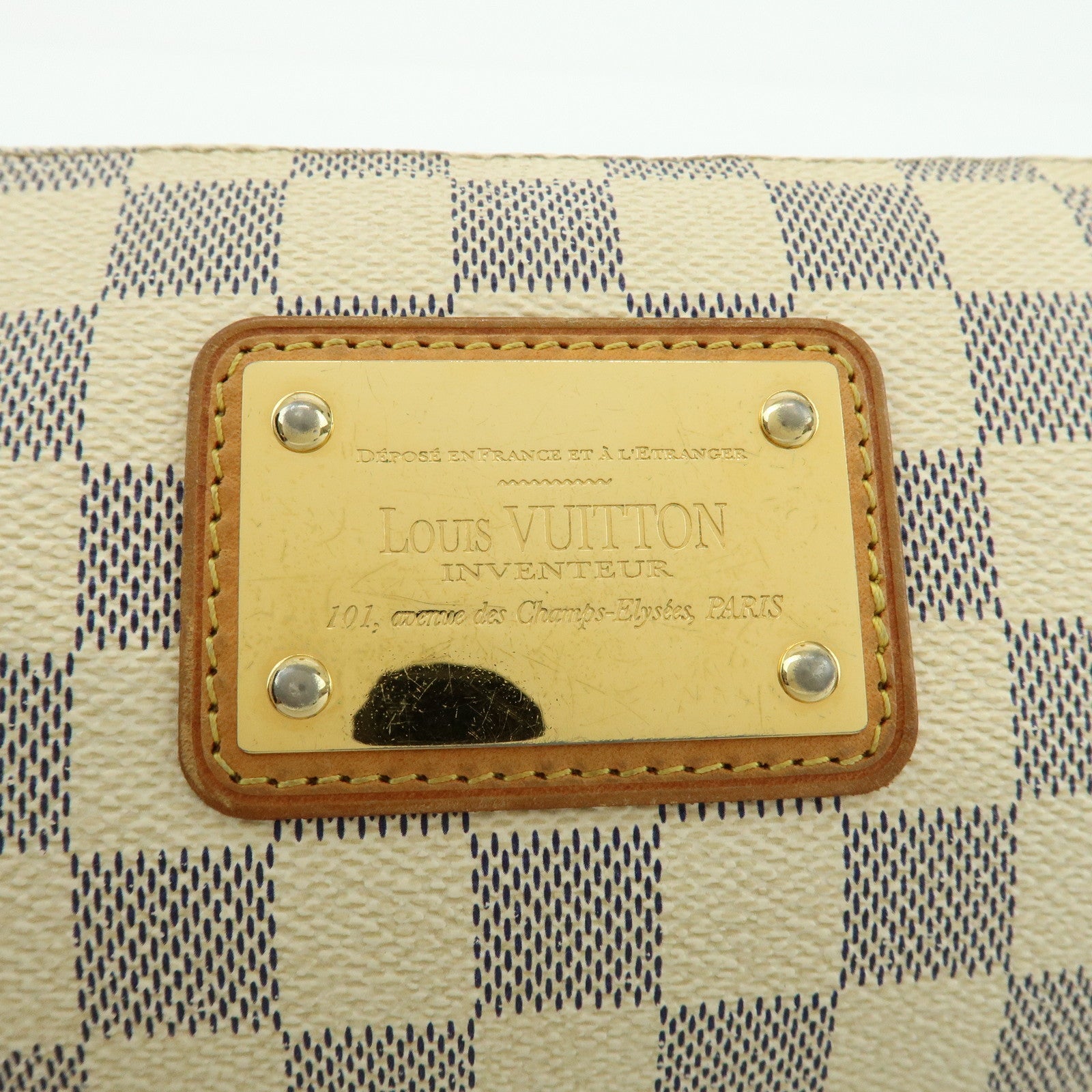 Louis Vuitton Damier Azur Eva 2Way Bag Hand Bag Shoulder Bag N55214