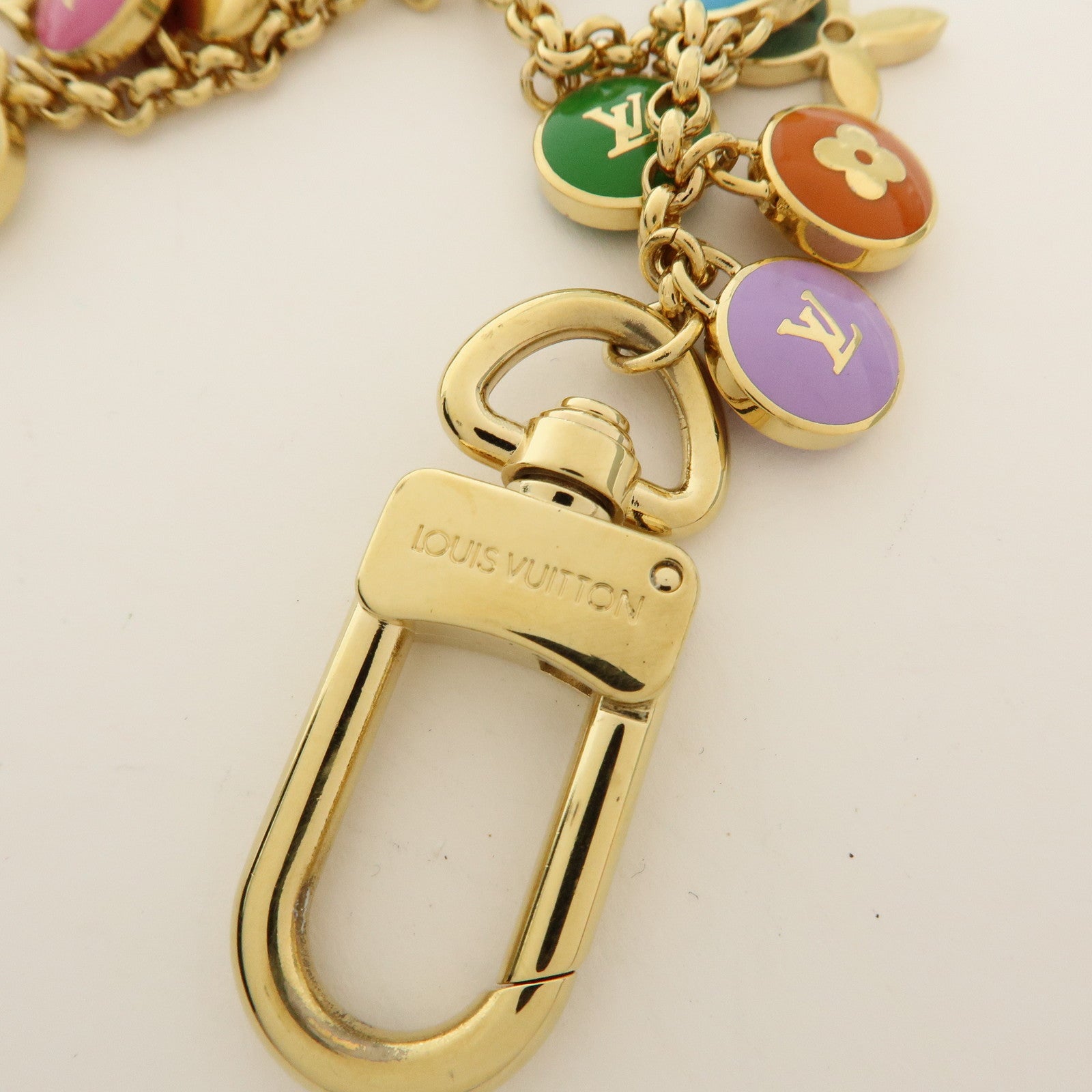 Louis Vuitton Porte Cles Chaine Pastilles Metal Key Chain M66172