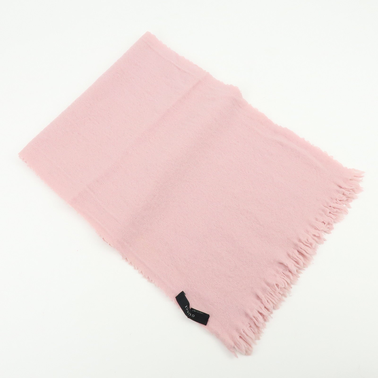 GUCCI Lot of 3 Wool100% Silk100% Rayon Scarf Stole Pink Bordeaux Red