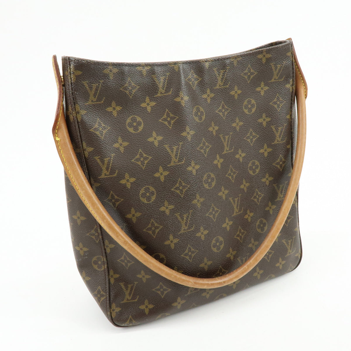 Louis Vuitton Monogram Looping GM Shoulder Bag Brown M51145