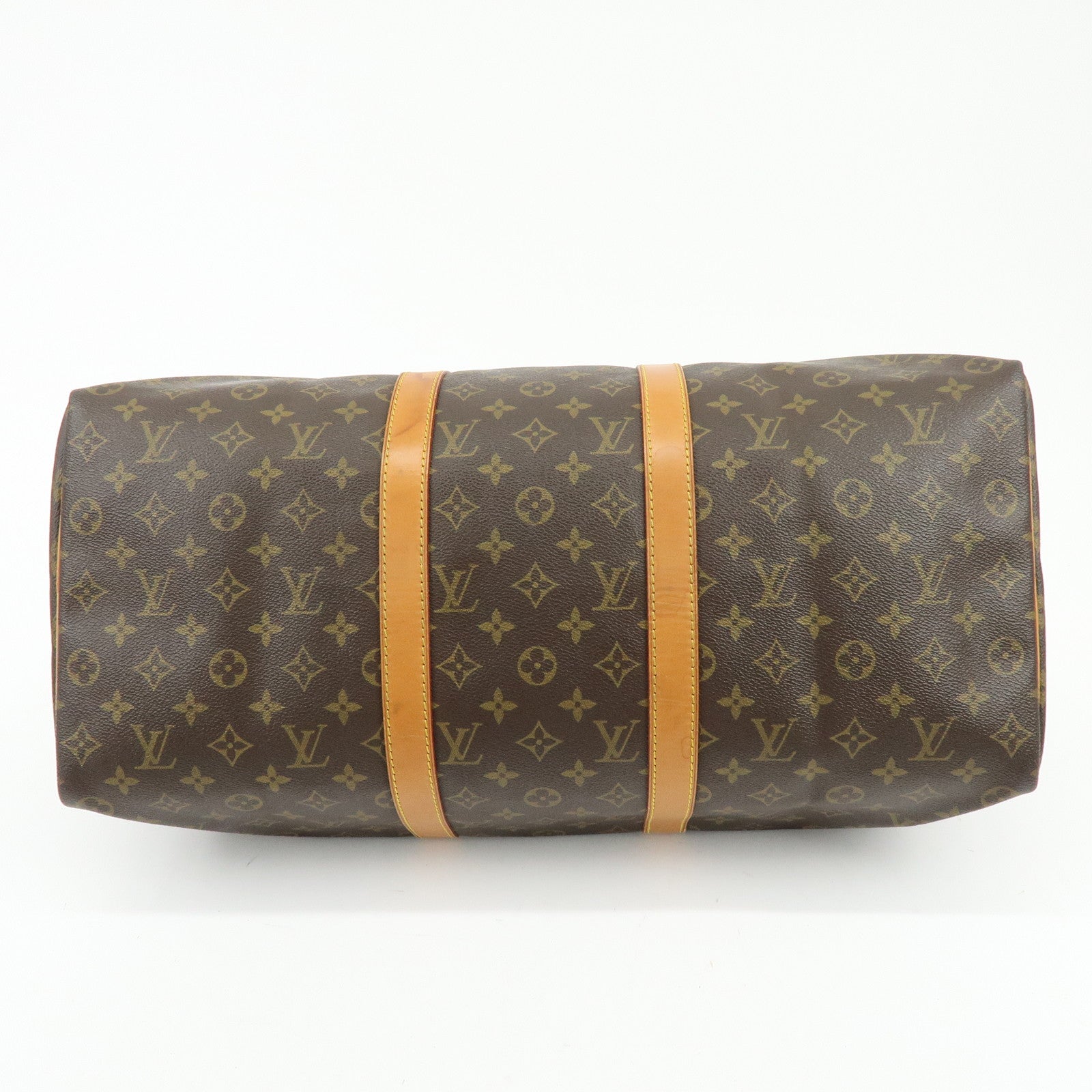 Louis Vuitton Monogram Keep All 50 Boston Bag Brown M41426