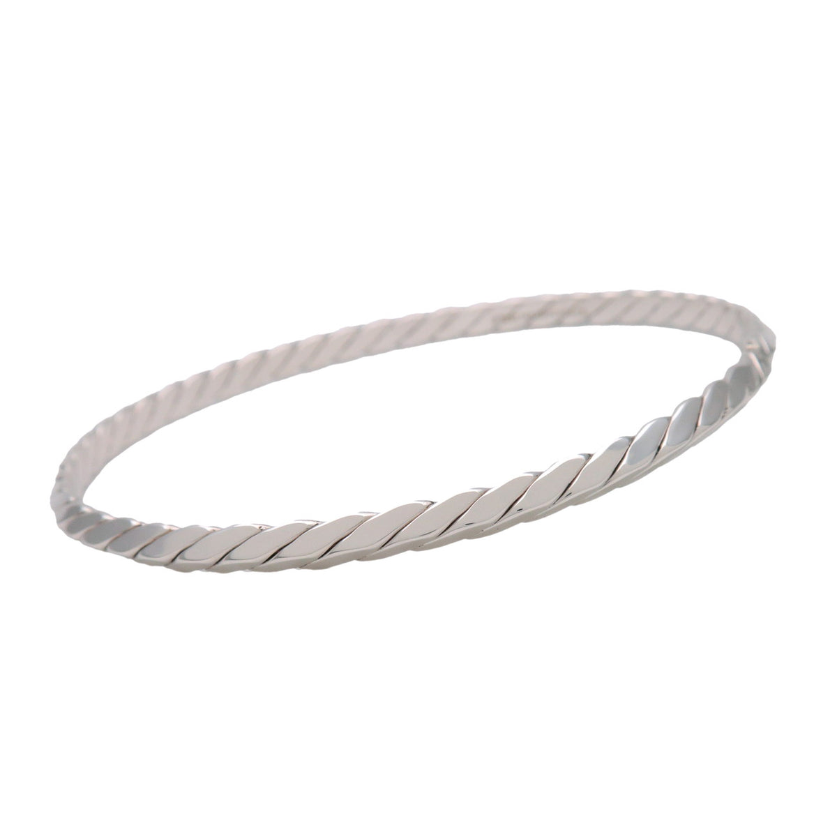 Tiffany & Co Knife Edge Twist Bangle Bracelet SV925 Silver
