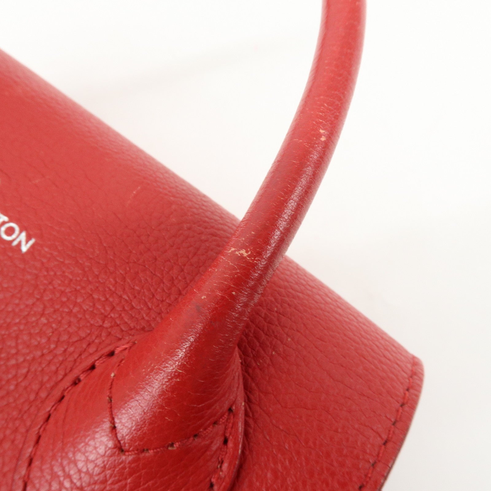 Louis Vuitton Lockme Taurillon Leather Backpack Rucksack Ruby M41818