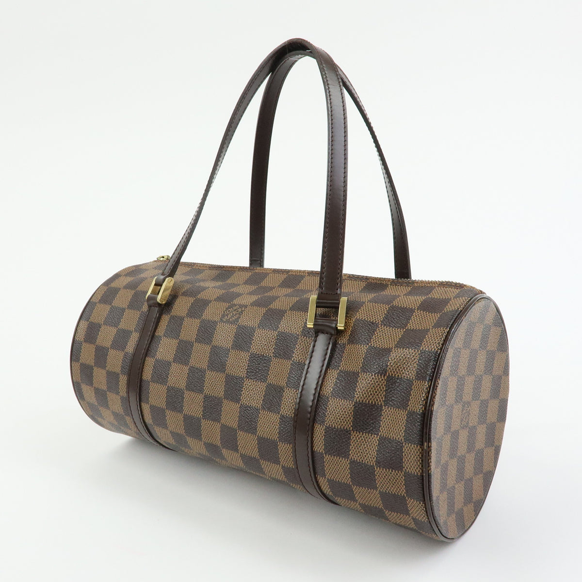 Louis Vuitton Damier Ebene Papillon 30 Hand Bag Brown N51303