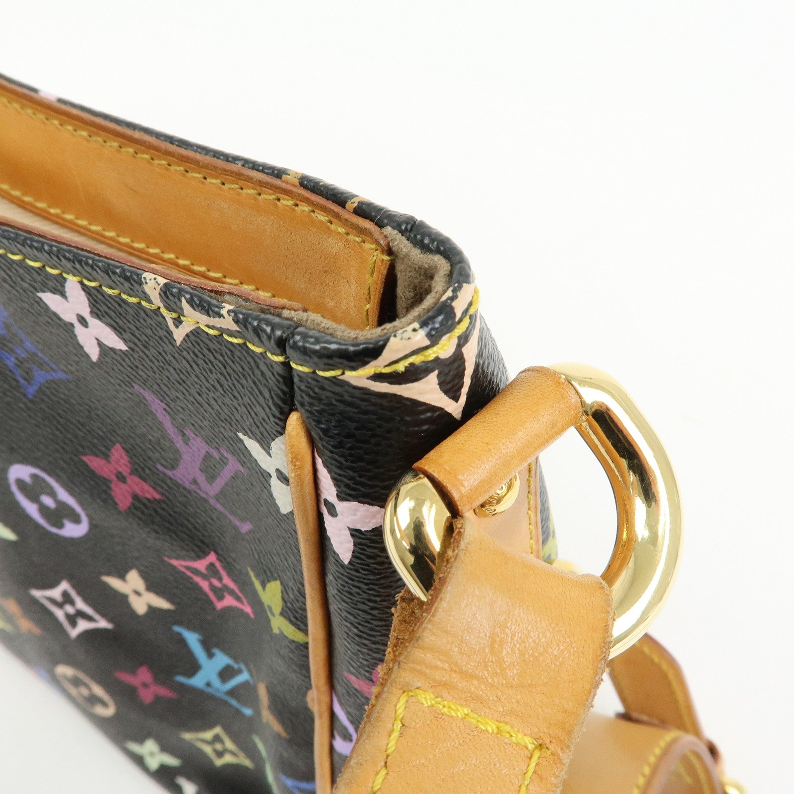 Louis Vuitton Monogram Multicolor Lodge PM Shoulder Bag Noir M40054