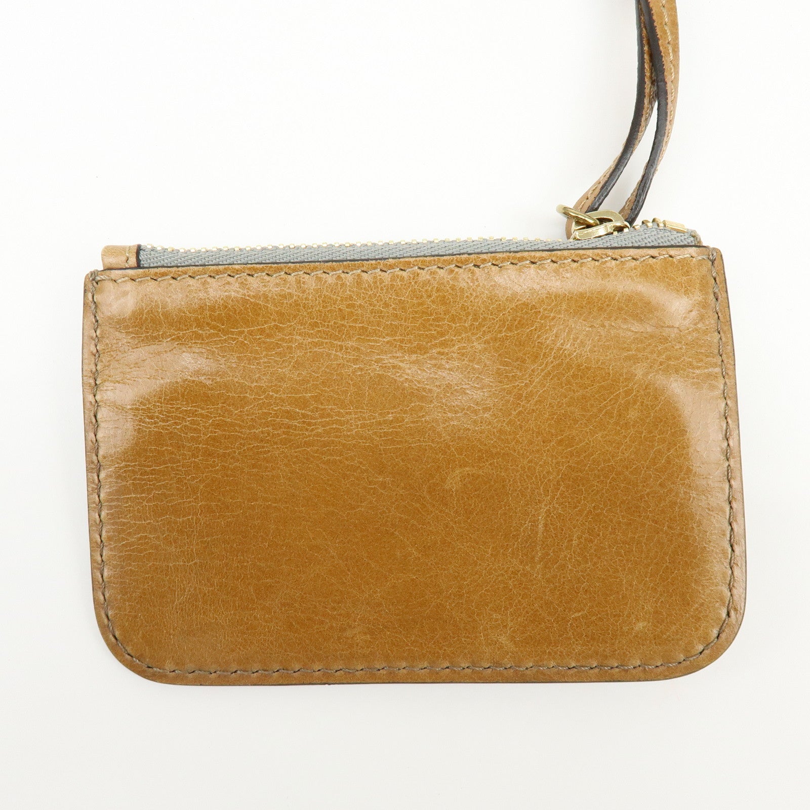 Chloe Sam Leather 2Way Bag Hand Bag Shoulder Bag Greige