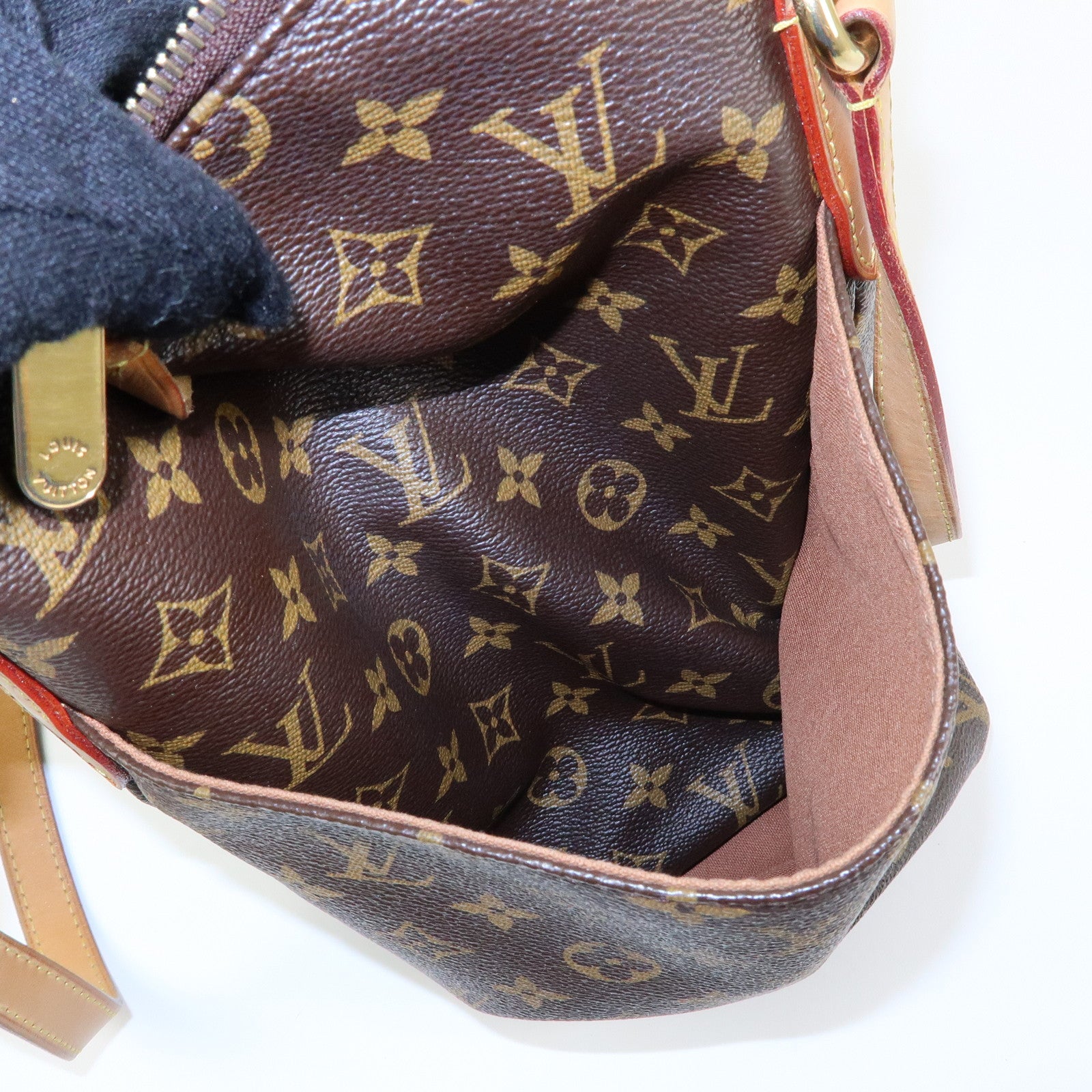 Louis Vuitton Monogram Totally MM Tote Shoulder Bag Brown M56689