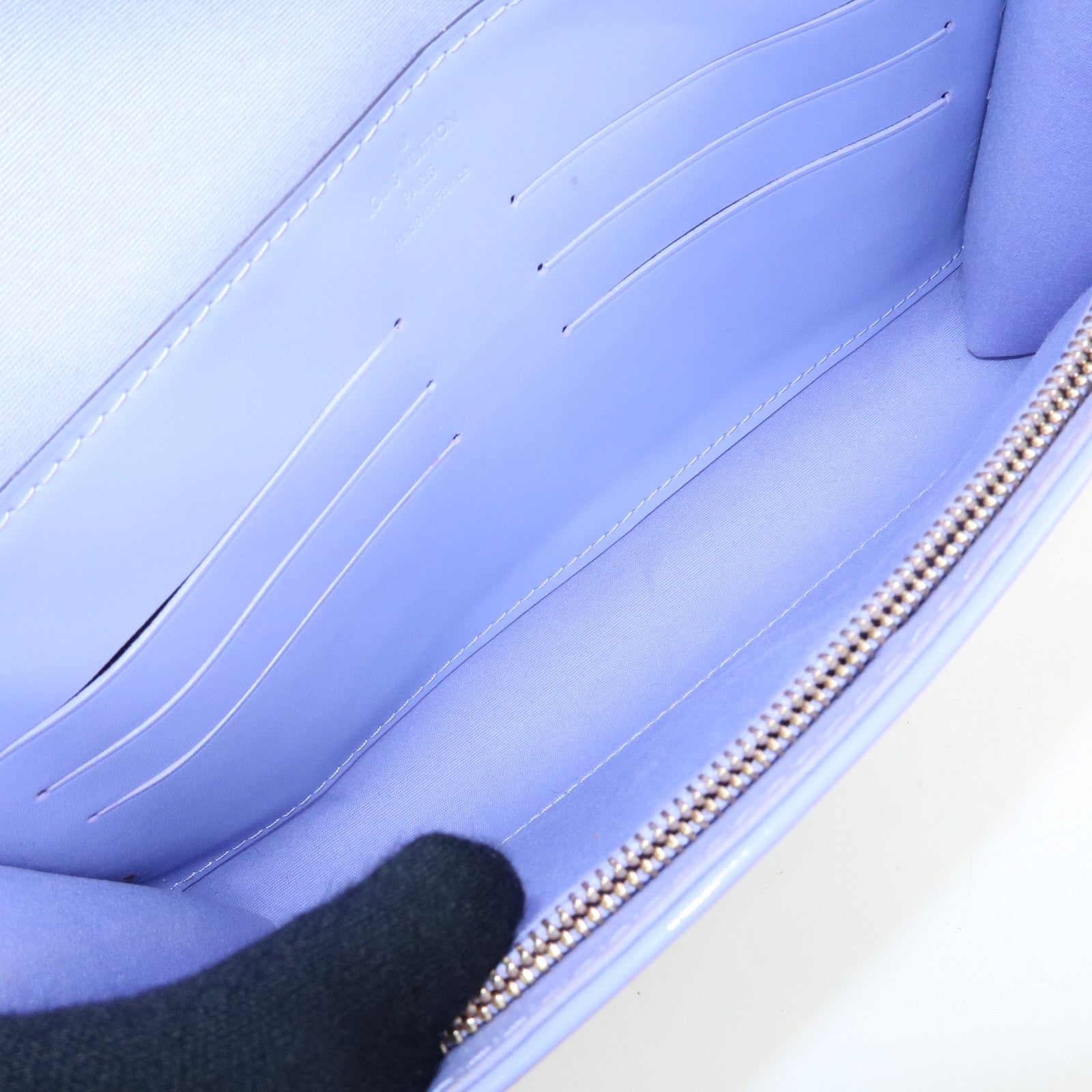 Louis Vuitton Monogram Vernis Ana Chain Shoulder Bag Clutch Bag M90115
