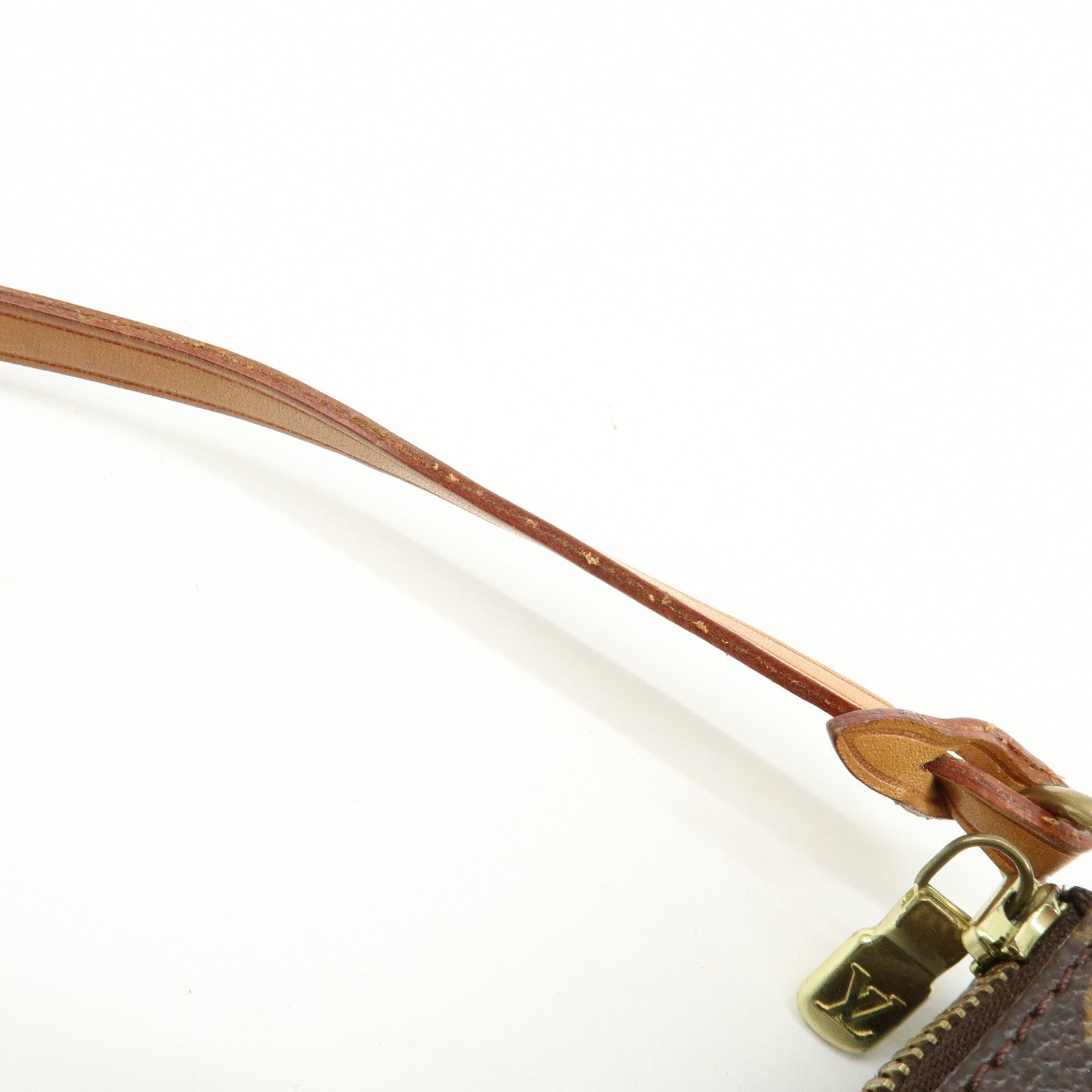 Louis Vuitton Monogram Pochette Accessoires Hand Bag Brown M51980