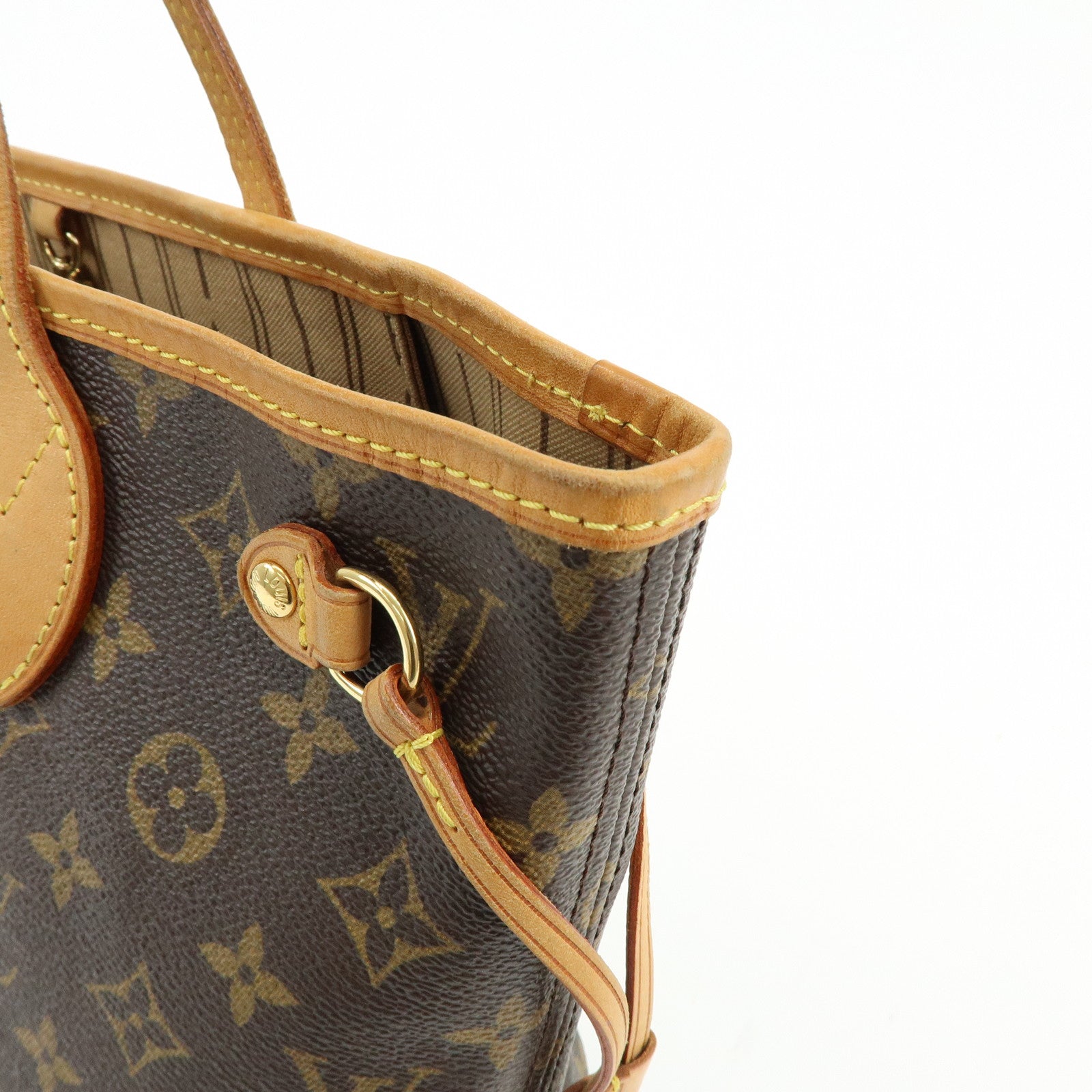 Louis Vuitton Monogram Neverfull PM Tote Bag Hand Bag Brown M40155