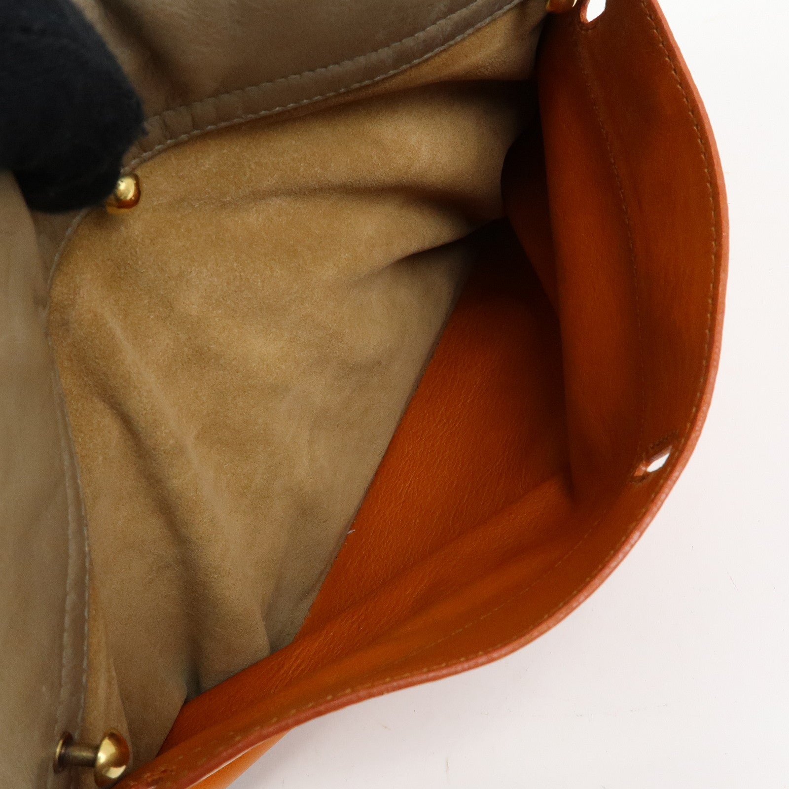 SAINT LAURENT PARIS Baby Cabas Muse Two Leather Suede Hand Bag