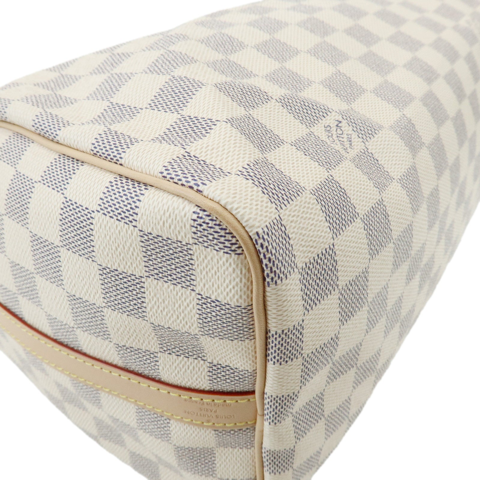 Louis Vuitton Damier Azur Speedy Bandouliere 30 Boston Bag N40592