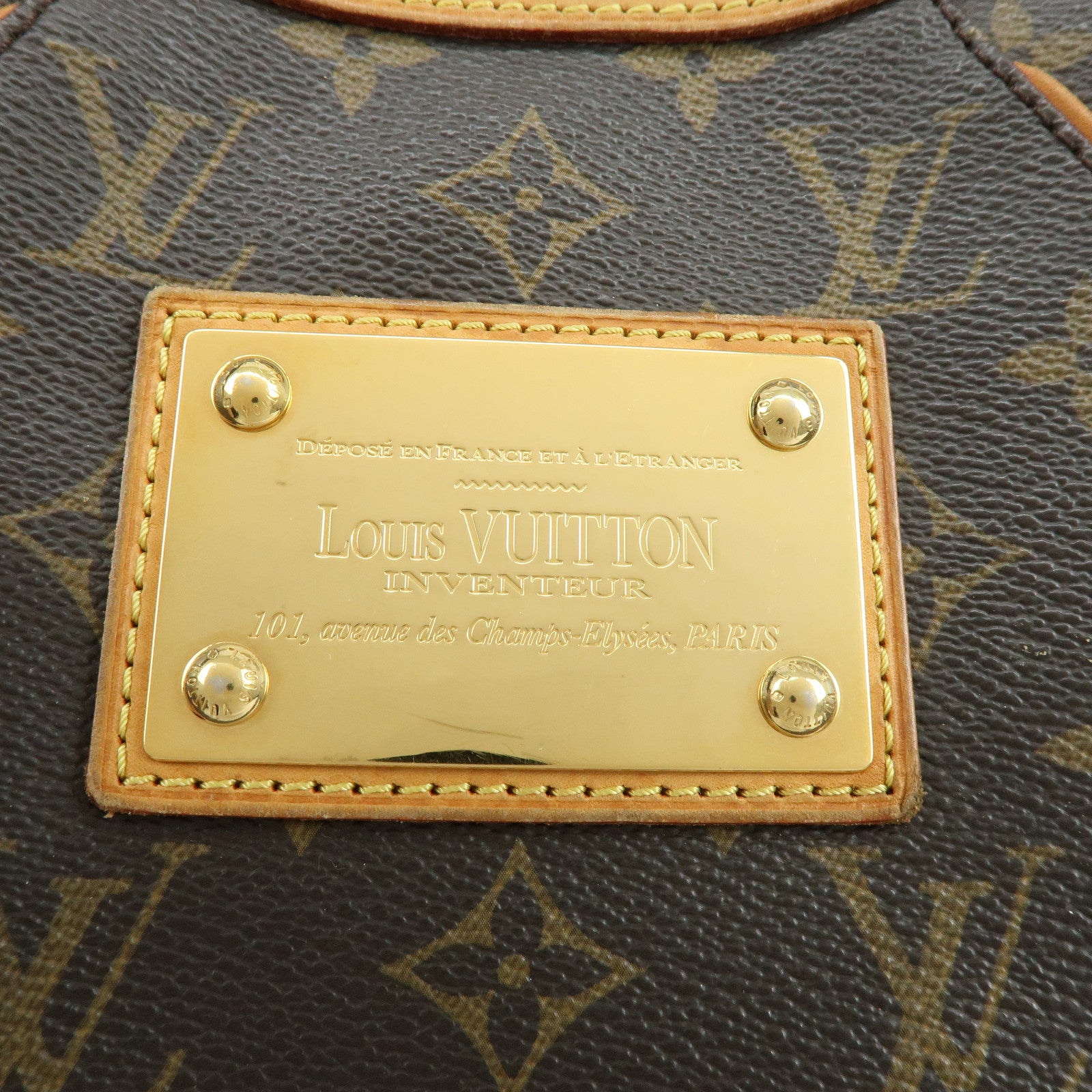 Louis Vuitton Monogram Thames PM Shoulder Bag Hand Bag Brown M56384