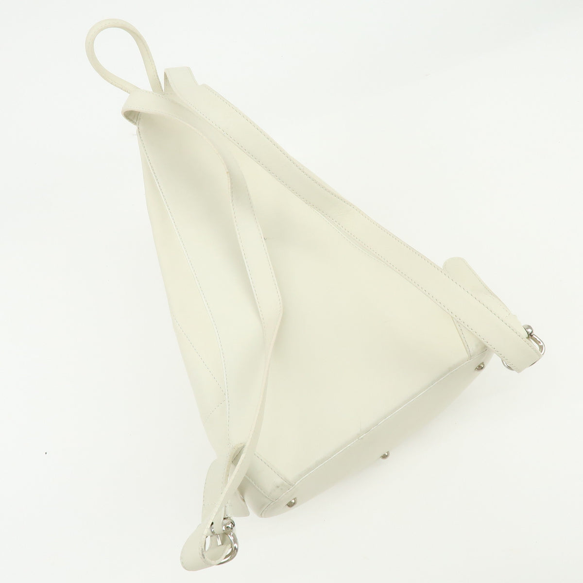 LOEWE Anton Leather Backpack Rucksack Ivory