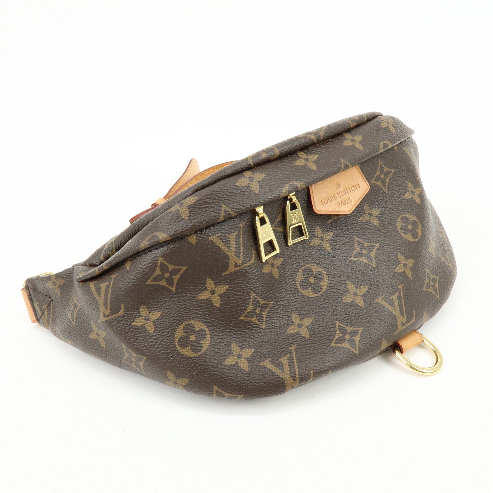 Louis Vuitton Monogram Bum Bag Crossbody Shoulder Bag Brown M43644