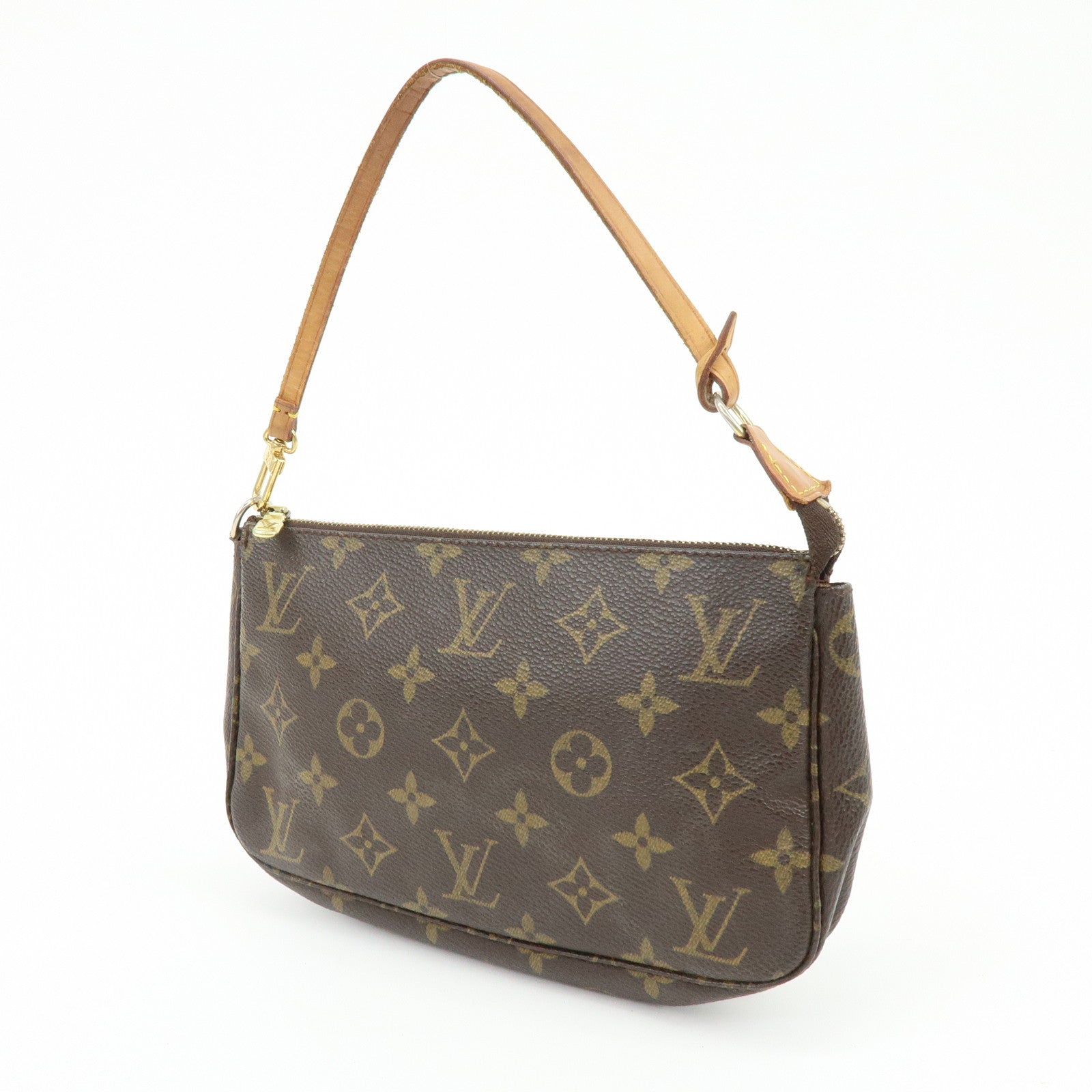 Louis Vuitton Monogram Pochette Accessoires Pouch Hand Bag M51980