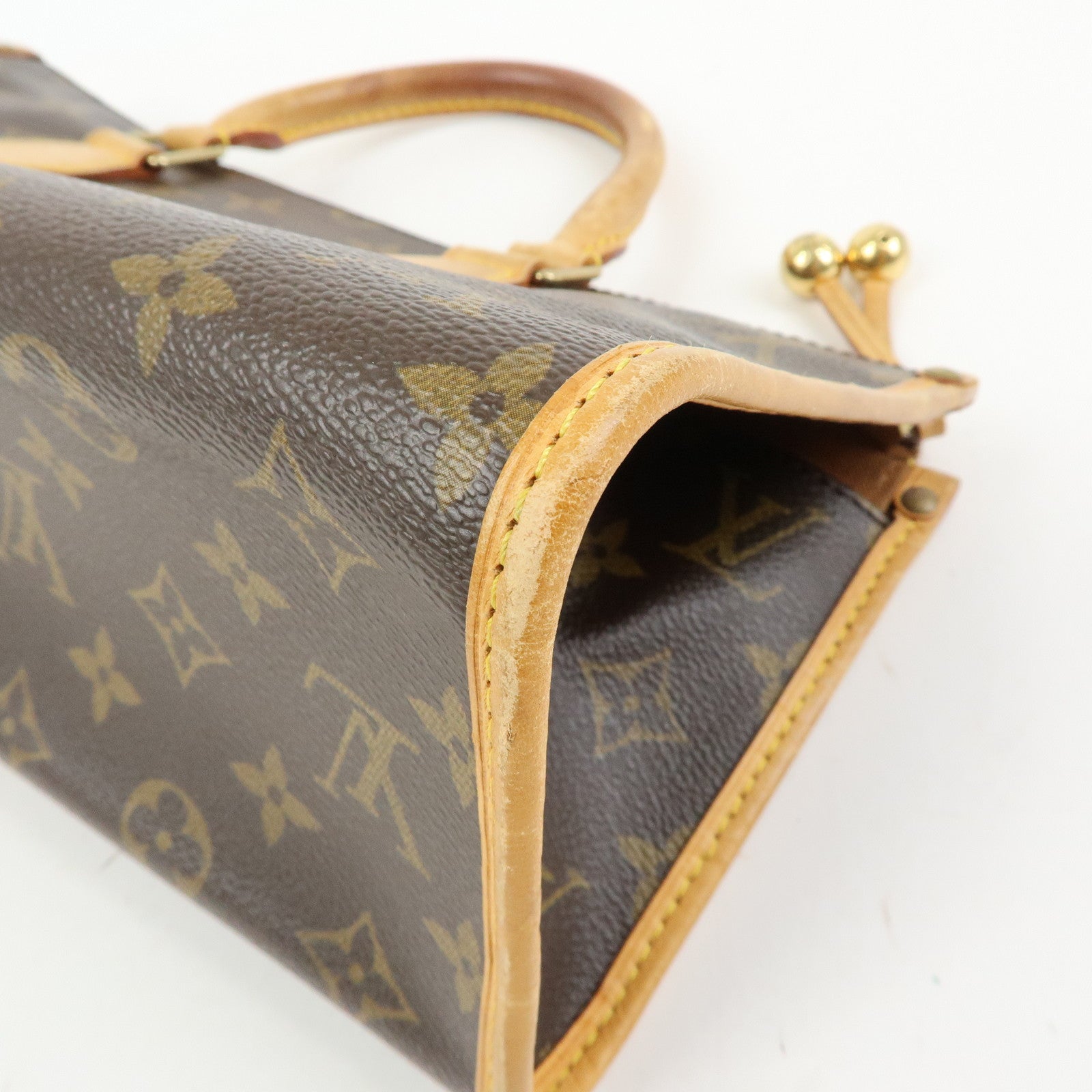 Louis Vuitton Monogram Canvas Popincourt Hand Bag Brown M40009