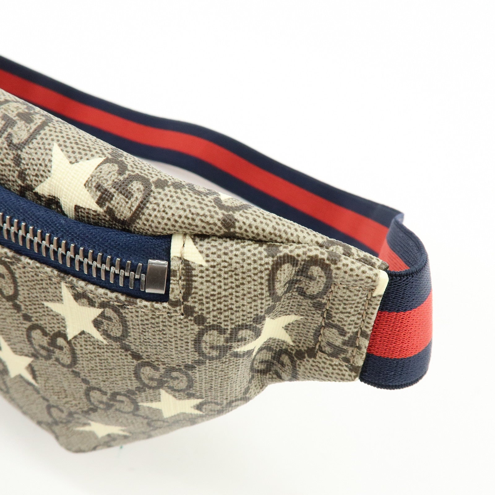 GUCCI Children's GG Supreme Body Waist Bag Beige Star Motif 502095