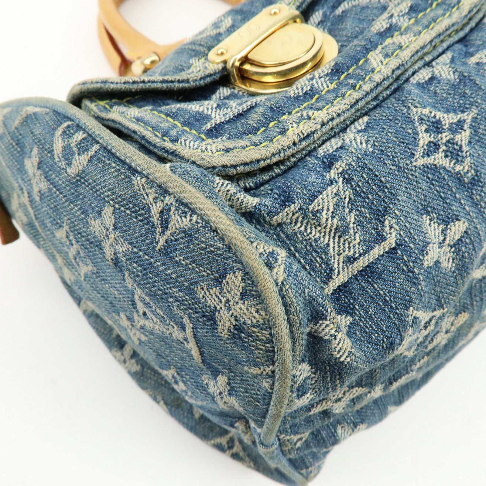 Louis Vuitton Monogram Denim Neo Speedy Boston Bag Blue M95019