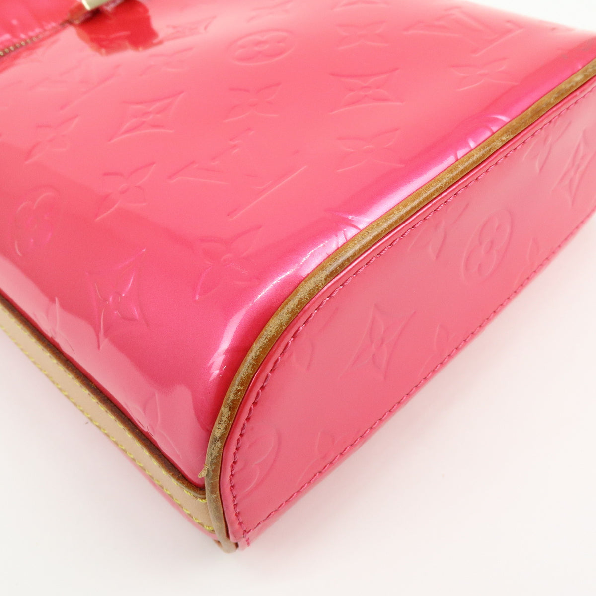 Louis Vuitton Monogram Vernis Sullivan Vertical Fuchsia Pink M91259