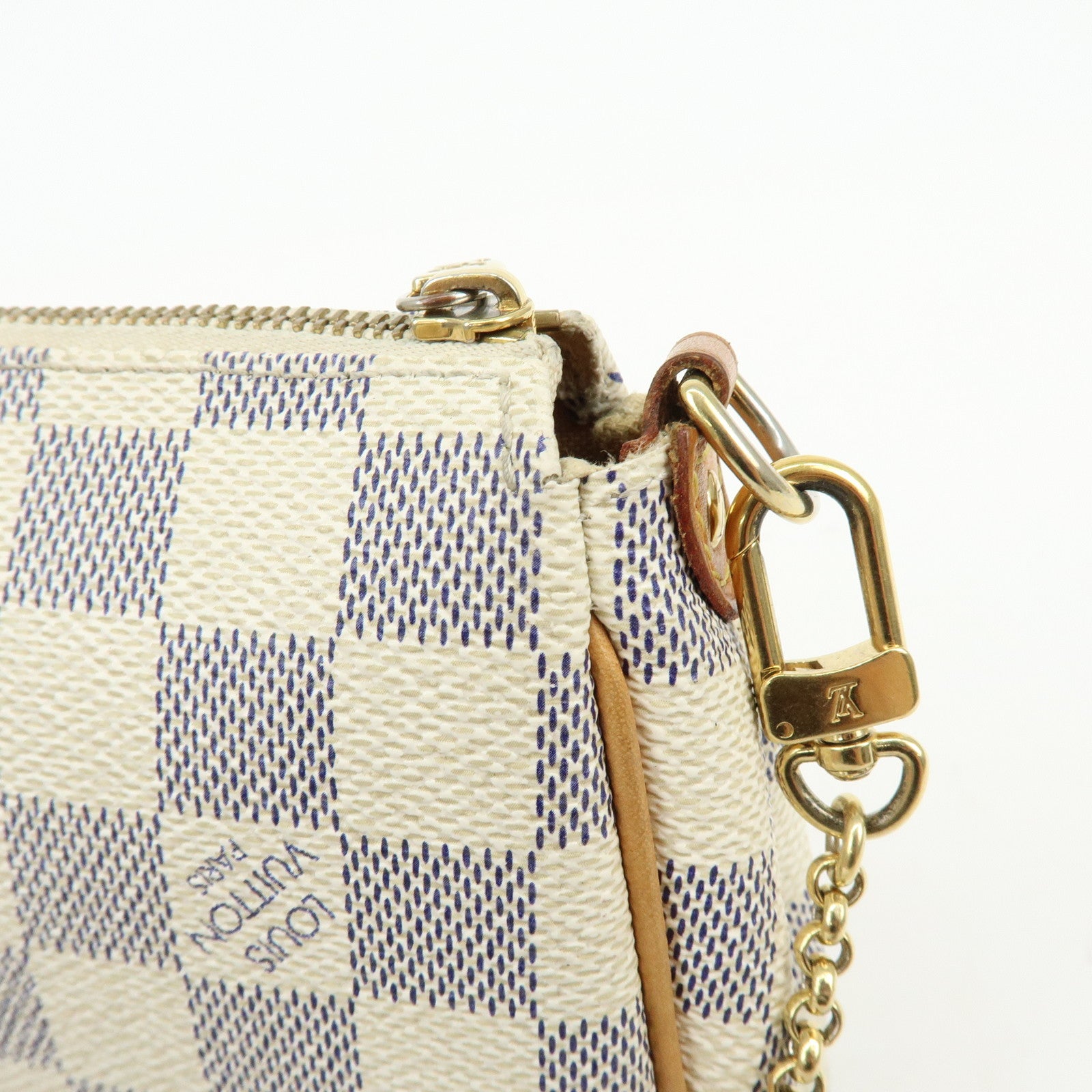 Louis Vuitton Damier Azur Eva 2 Way Bag Shoulder Bag N55214
