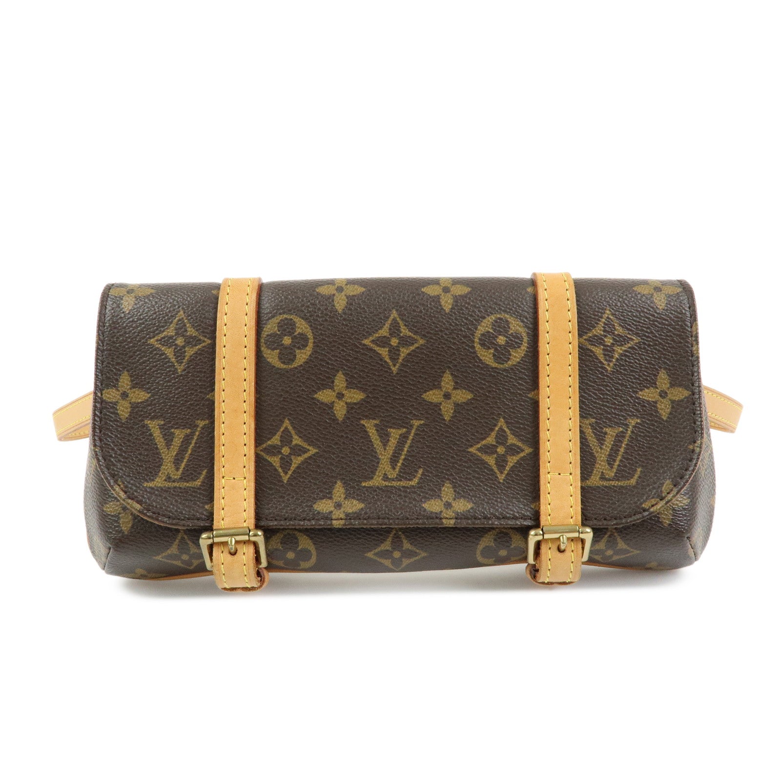 Louis Vuitton Monogram Pochette Marelle Waist Body Bag Brown M51159