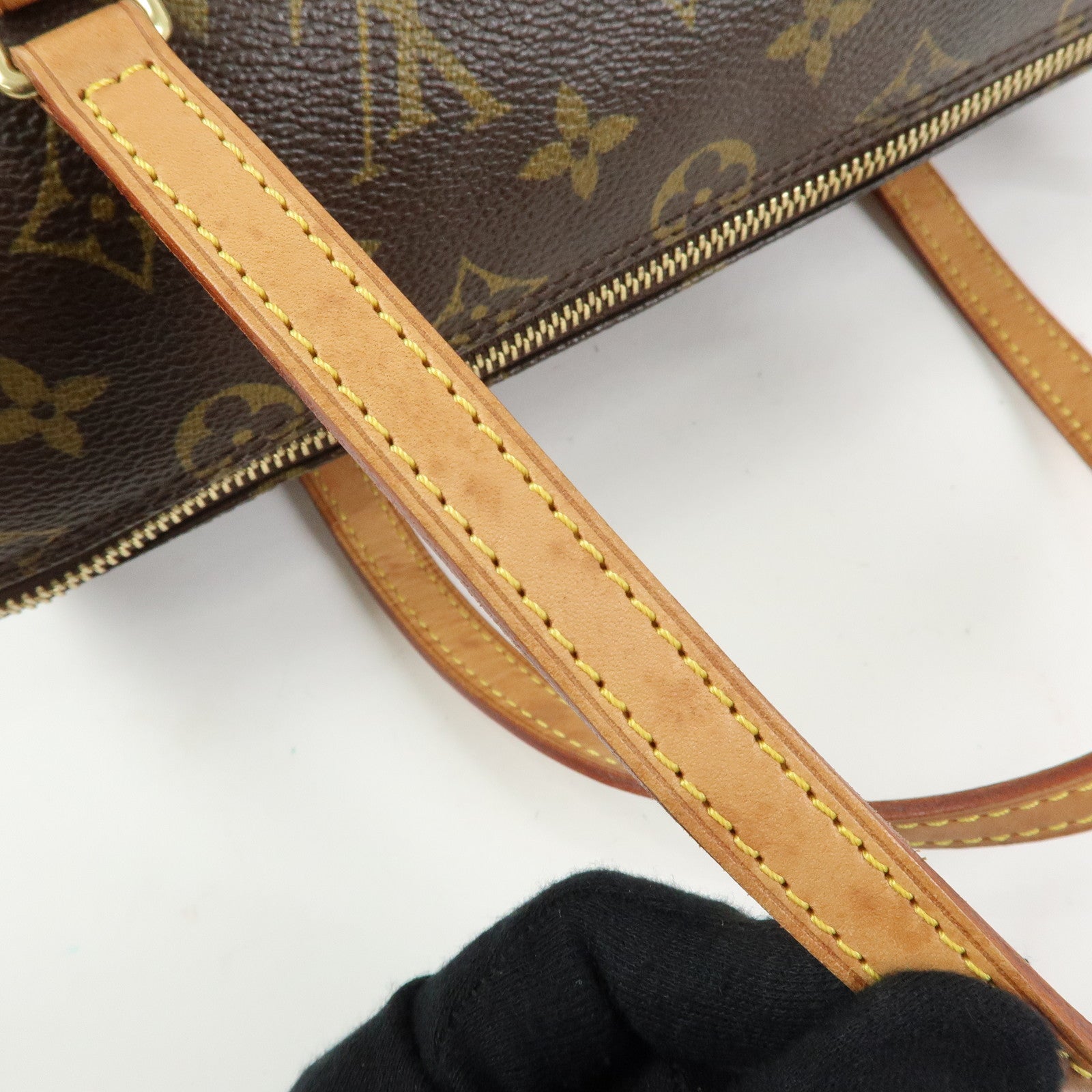Louis Vuitton Monogram Papillon 26 Hand Bag Brown M51386