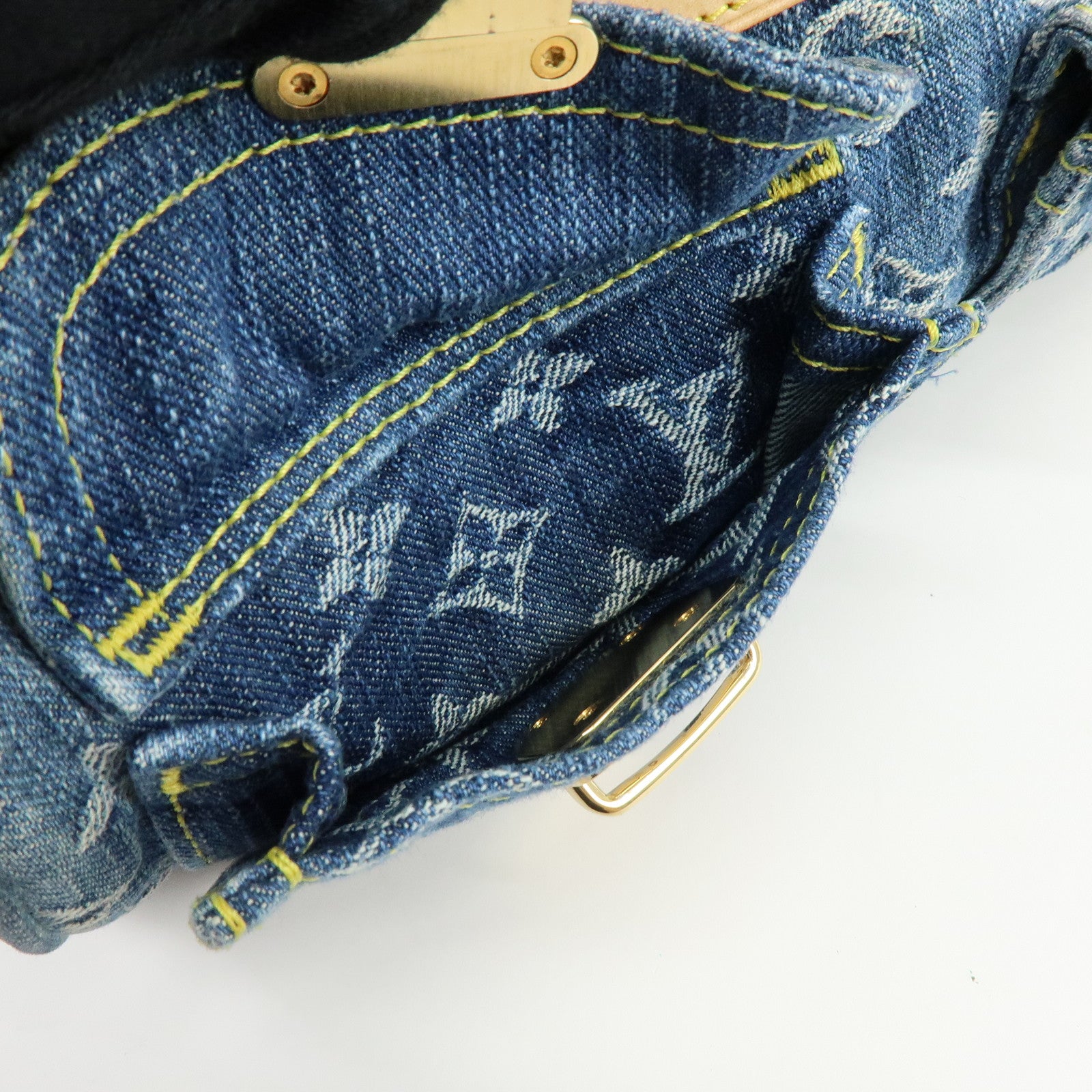Louis Vuitton Monogram Denim Neo Speedy Boston Bag Blue M95019